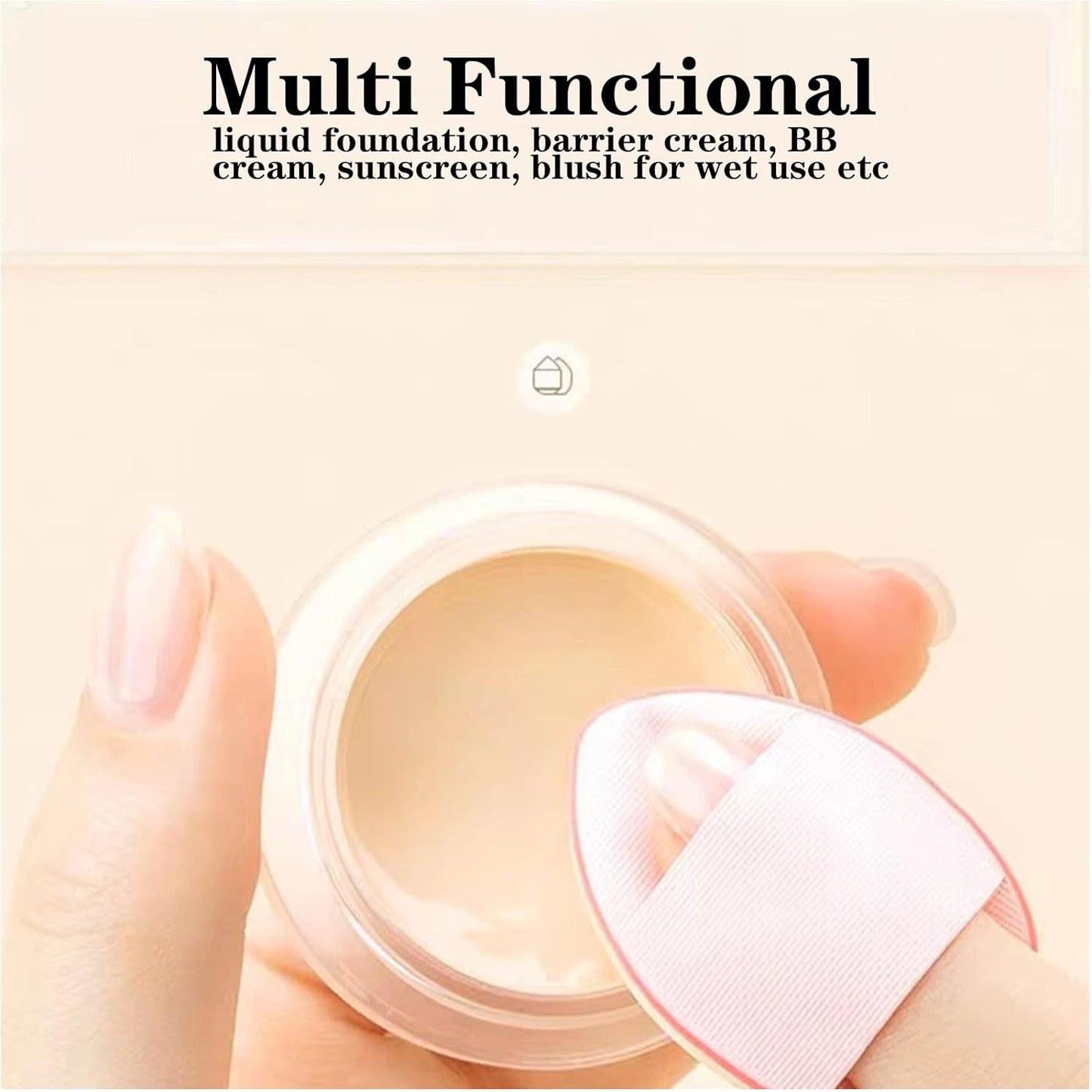 40 PCS Mini Makeup Puff Triangle Makeup Puff Finger Soft Setting Sponge Mineral Powder Body Powder Cosmetic Foundation Cosmetic Finger Puff for Women