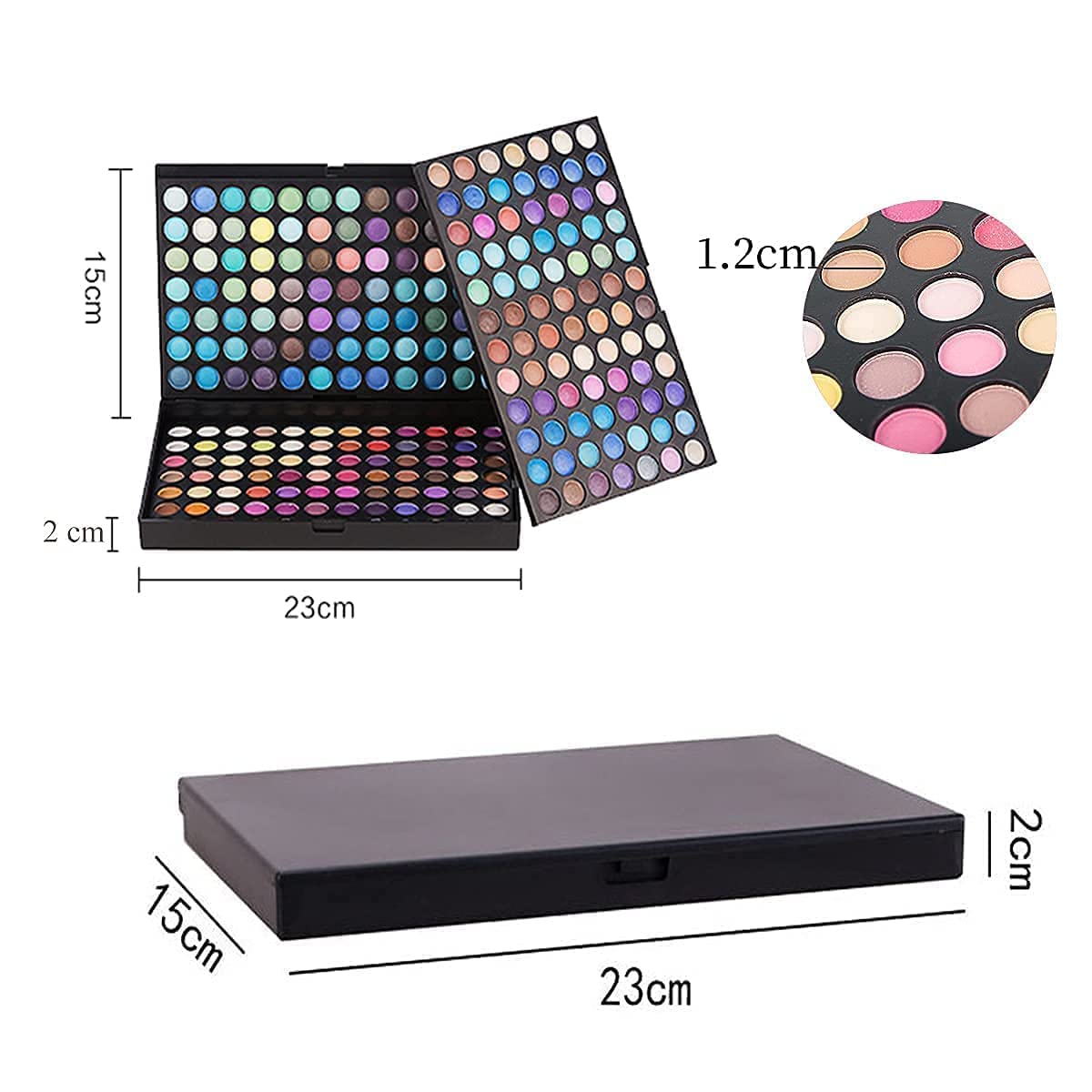 VERONNI 252 Colors Eyeshadow Palette Makeup set 3 Layers High Pigmented Matte Shimmer Eyeshadow Pallet Professional Full Eye Makeup Kit EyeShadow Box Ultimate Cosmetics Set