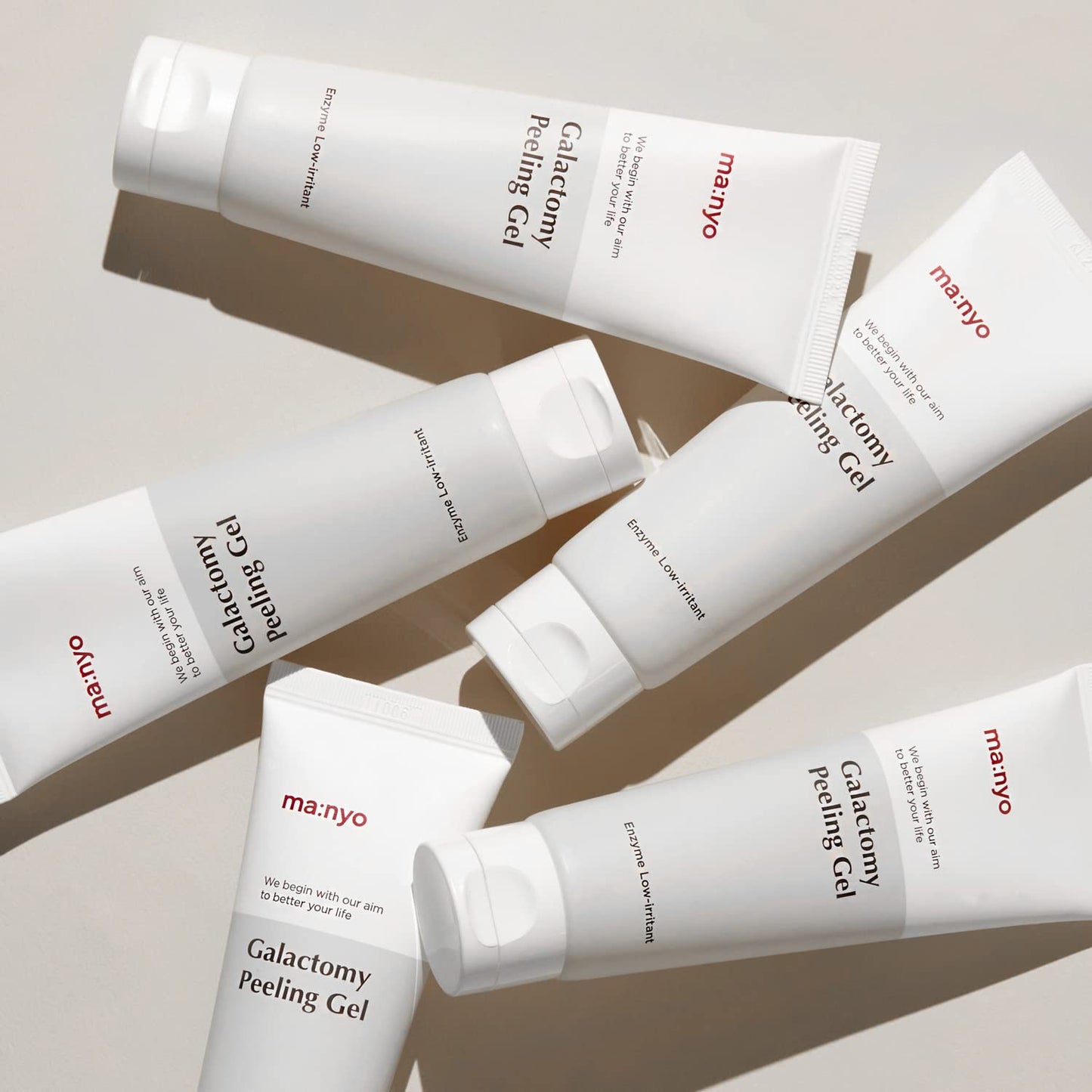 ma:nyo Galactomy Enzyme Peeling Gel | Gentle Exfoliator for Smooth & Radiant Skin | Removes Dead Skin & Impurities | Suitable for All Skin Types,Korean Skincare | 2.5fl oz (75ml)