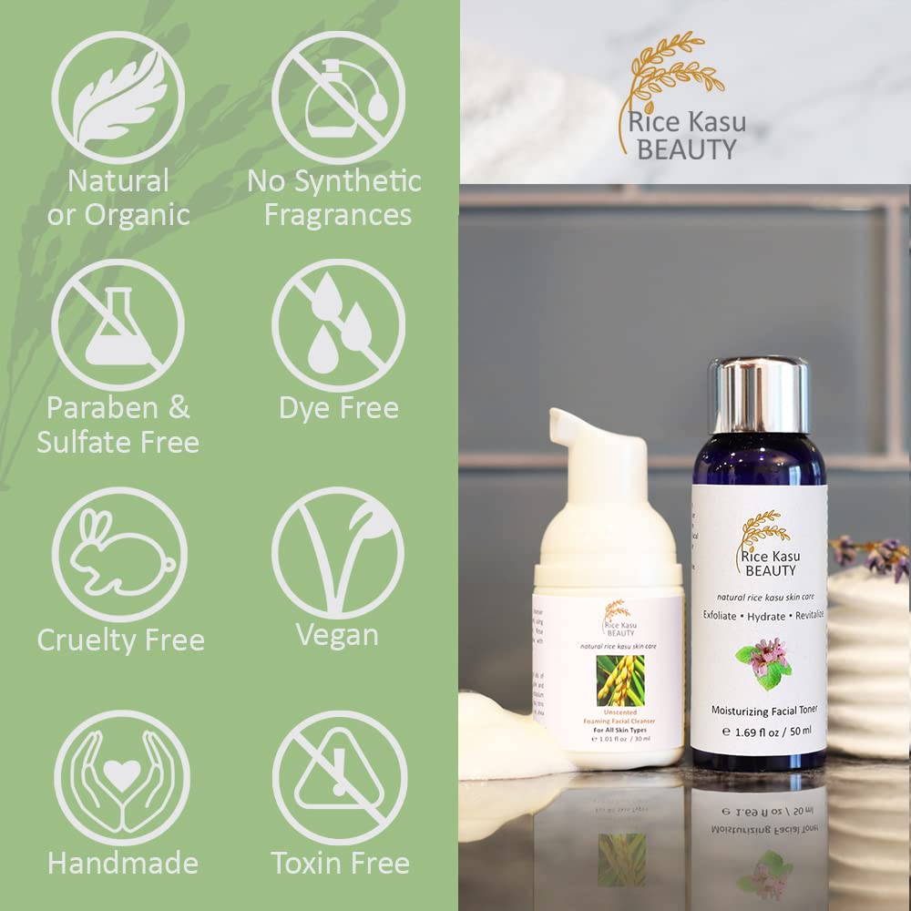 Travel Skin Care Set, Rose Geranium, 2.71 Fluid Ounce