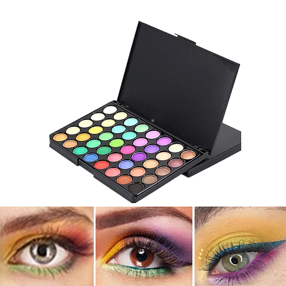 Eyeshadow Palette 40 Color Makeup Palettes Matte Eyeshadow Waterproof Makeup Mixer Palette Make-up For Women Beauty (Type A)