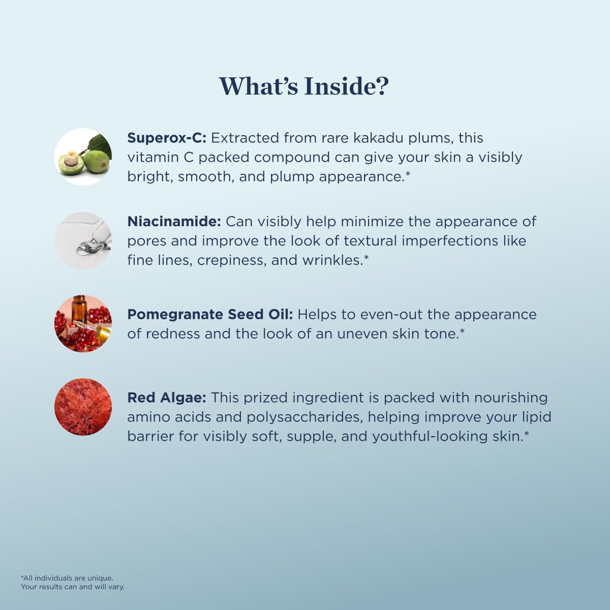 Beverly Hills MD Plump + Glow Vitamin C Serum for Aging Skin- Plumping Anti Wrinkle Lines Formula - Smooth, Firm, Brighten Skin w/Kakadu Plum, Niacinamide, Pomegranate Oil, Red Algae Extracts