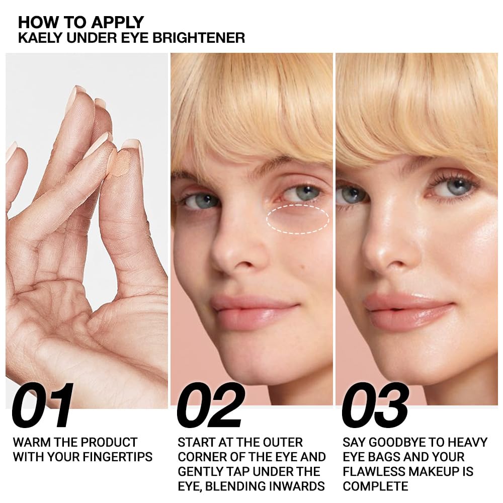 evpct 2Pcs under Eye Brightener, Nourishing Luminous under Eye Concealer Color Corrector for Dark Circles, Waterproof Naturactor Concealer Pot make up for face Eye Ring corrector de ojeras,10# Natural