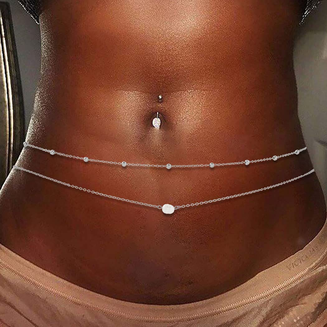 Boho Layered Moon Necklace Choker Gold Y Lariat Necklace Chain Long Satellite Wrap Necklace Adjustable Vintage Necklace Chain Jewelry for Women and Girls Gifts