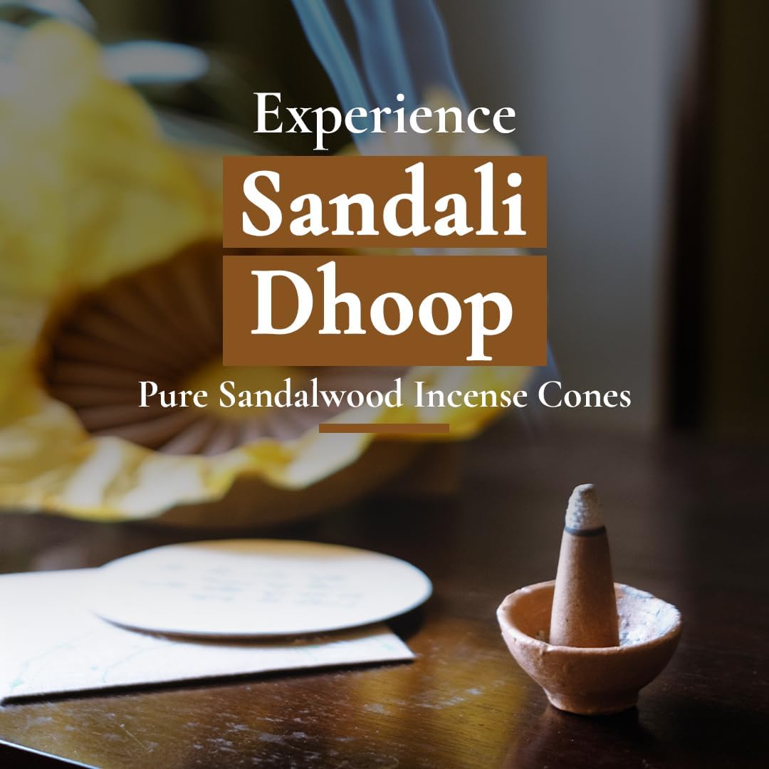 बूँद | Boond Fragrances Sandali Dhoop - Pure Sandalwood Incense Cones