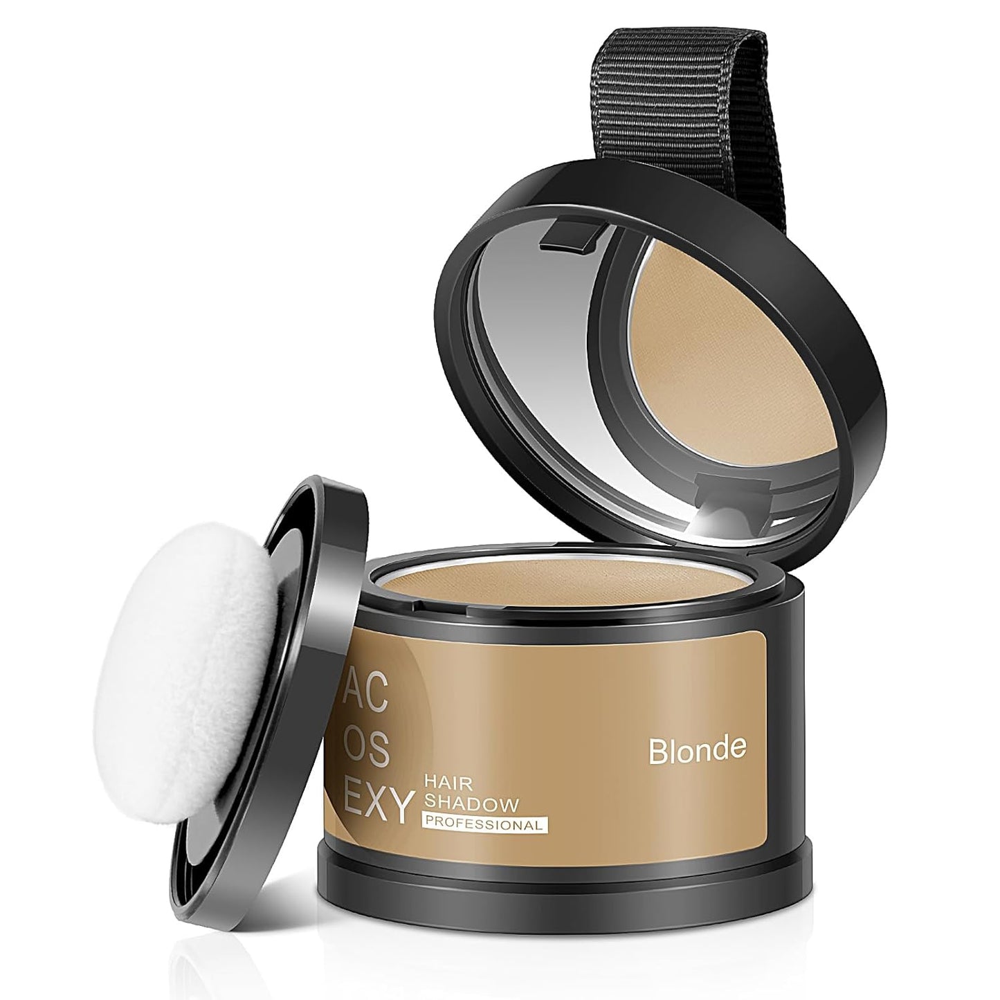 Root Touch Up Powder for Women and Men - Hairline Shadow Coverage, Gray Hair Touch Up for Eyebrows, Beard Line, and Bald Spots (Blonde)