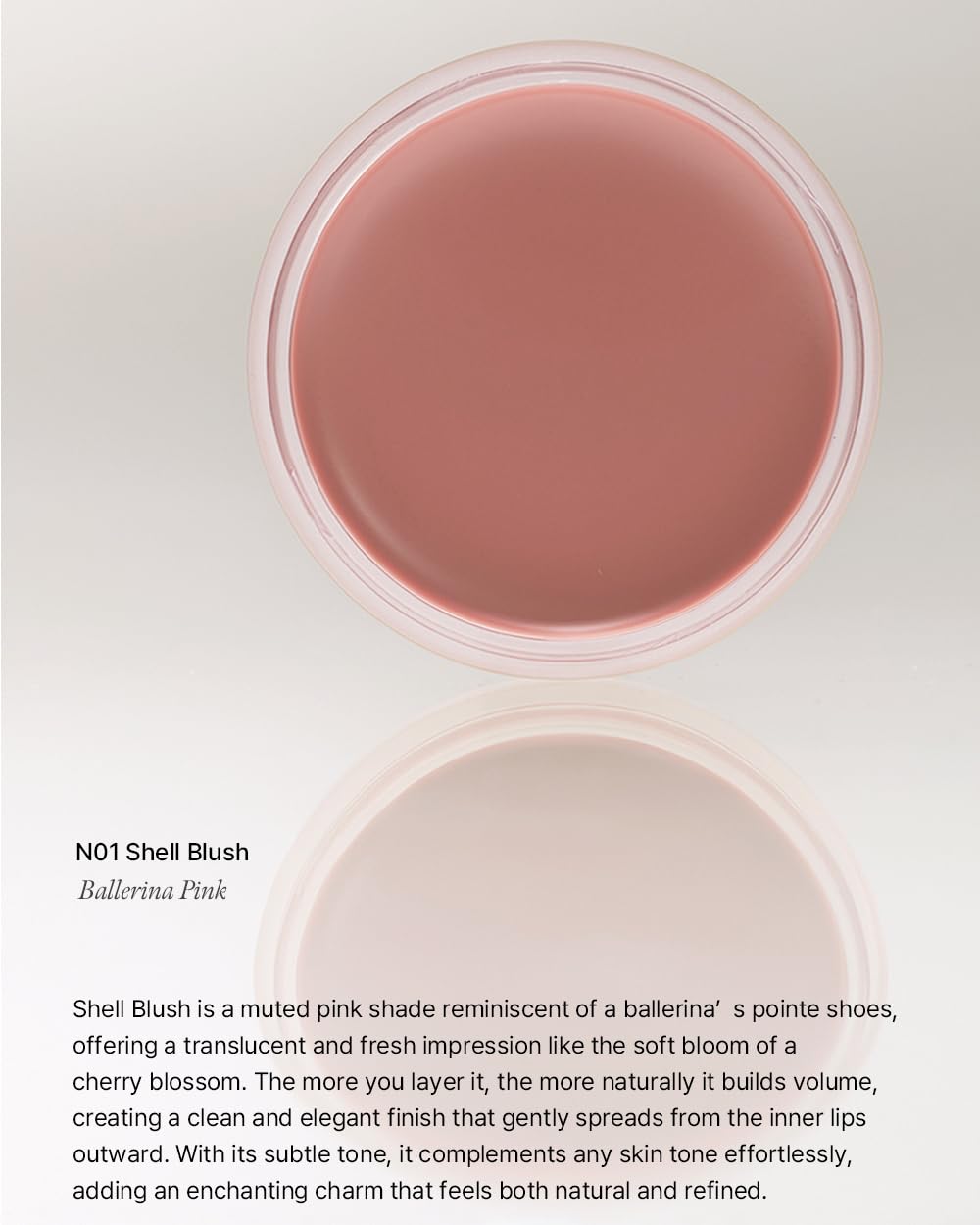 XOUL Ever Moist Volume Lip Balm - Long-Lasting Hydration, Enhances Lip Volume and Radiance, Non-Sticky Korean Skincare (01 Shell Blush)