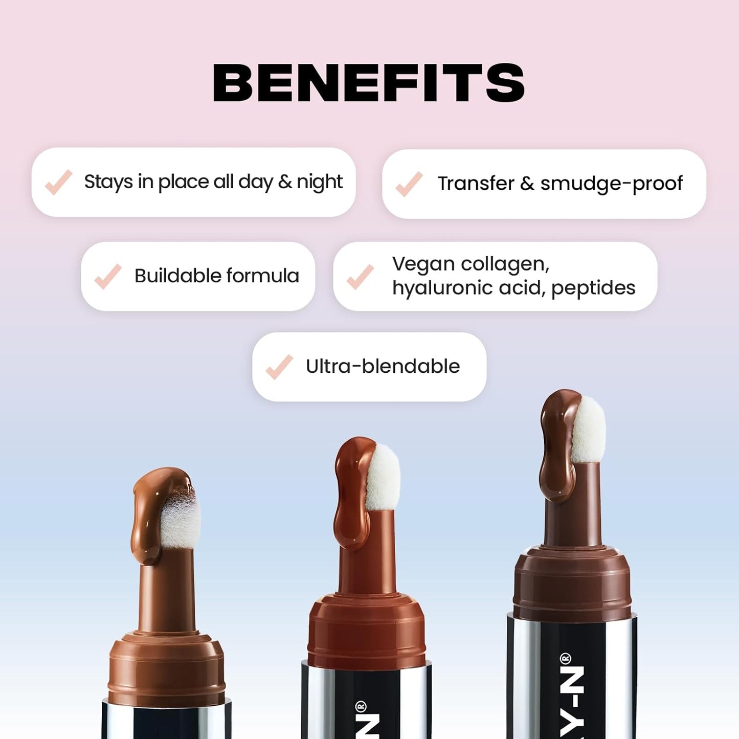 Sacheu Liquid Contour STAY-N Long Wear Cream Contour Makeup — Long Lasting, Blendable, & Lightweight Formula — Vegan & Cruelty-free, Giving Fierce