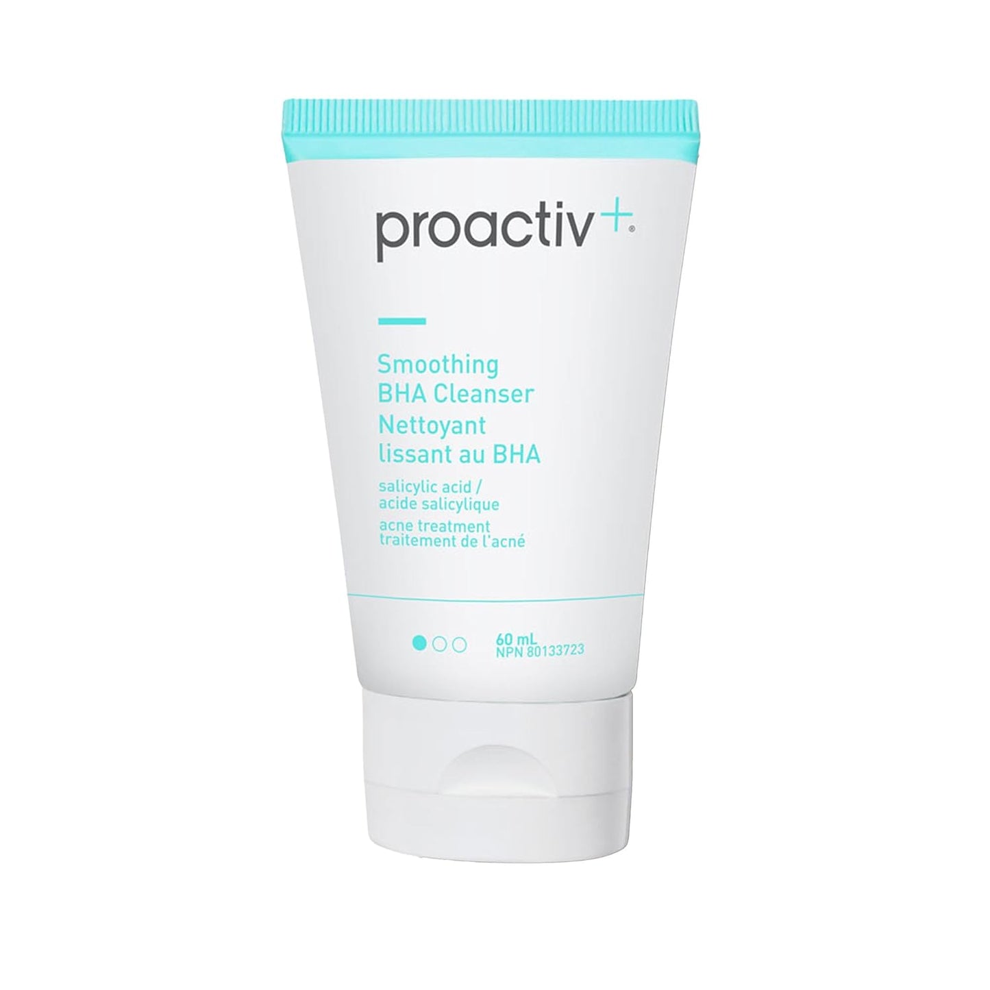 Proactiv+ Smoothing BHA Cleanser, 6 oz, Unscented Acne Treatment for All Skin Types, 1% Salicylic Acid Cleanser with Soothing Aloe