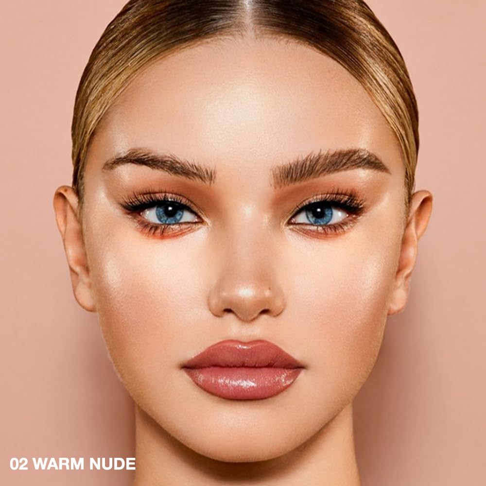 evpct under Eye Brightener, Nourishing Luminous under Eye Concealer Color Corrector for Dark Circles, Waterproof Naturactor Concealer Pot make up for face Eye Ring corrector de ojeras, 02# Warm Nude