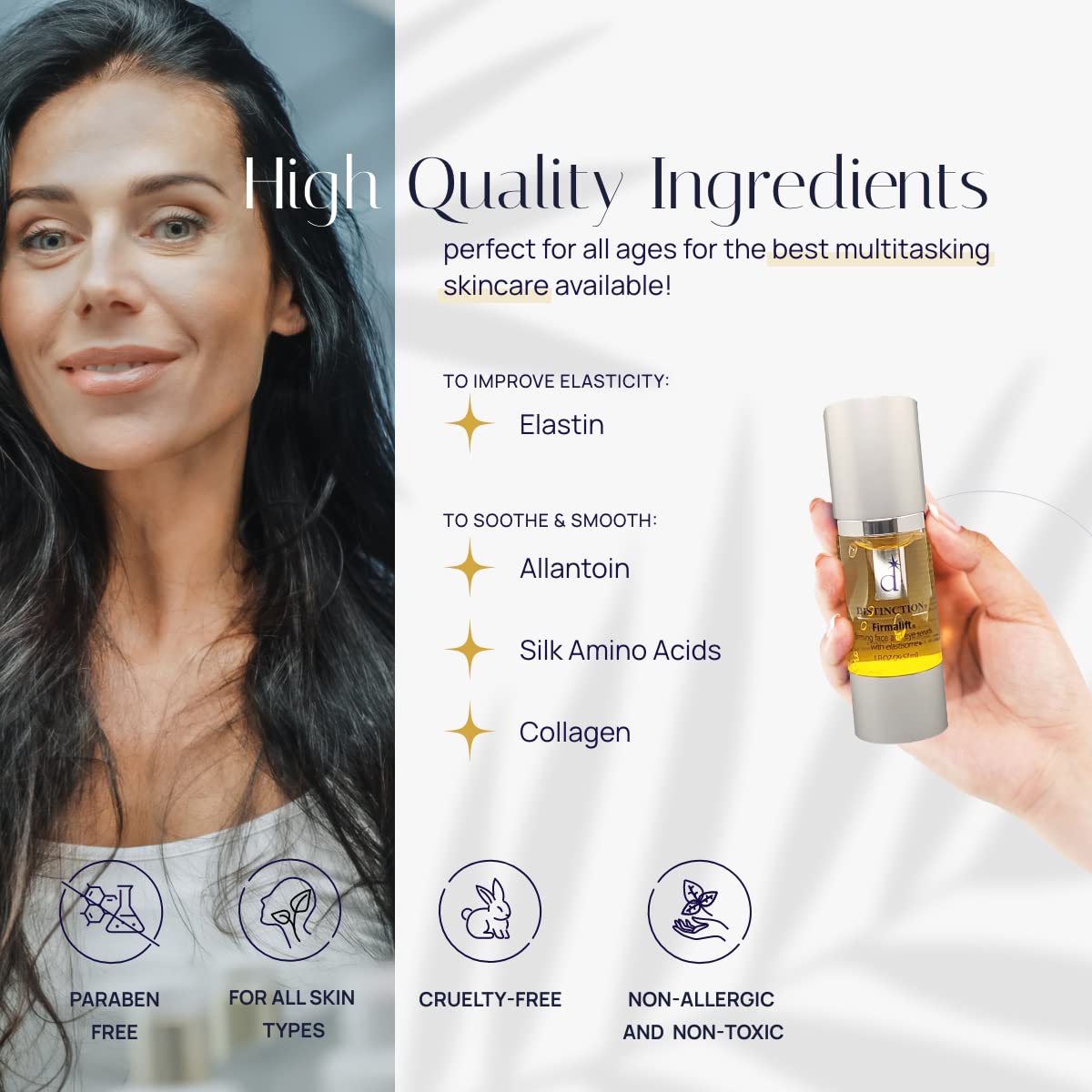 Firmalift Firming Face & Eye Serum – Anti Aging Serum Lotion Cream and Moisturizer | Helps Reduce the Appearance of Fine Lines and Wrinkles, Soothes (1 Fl Oz, 2 Pack)