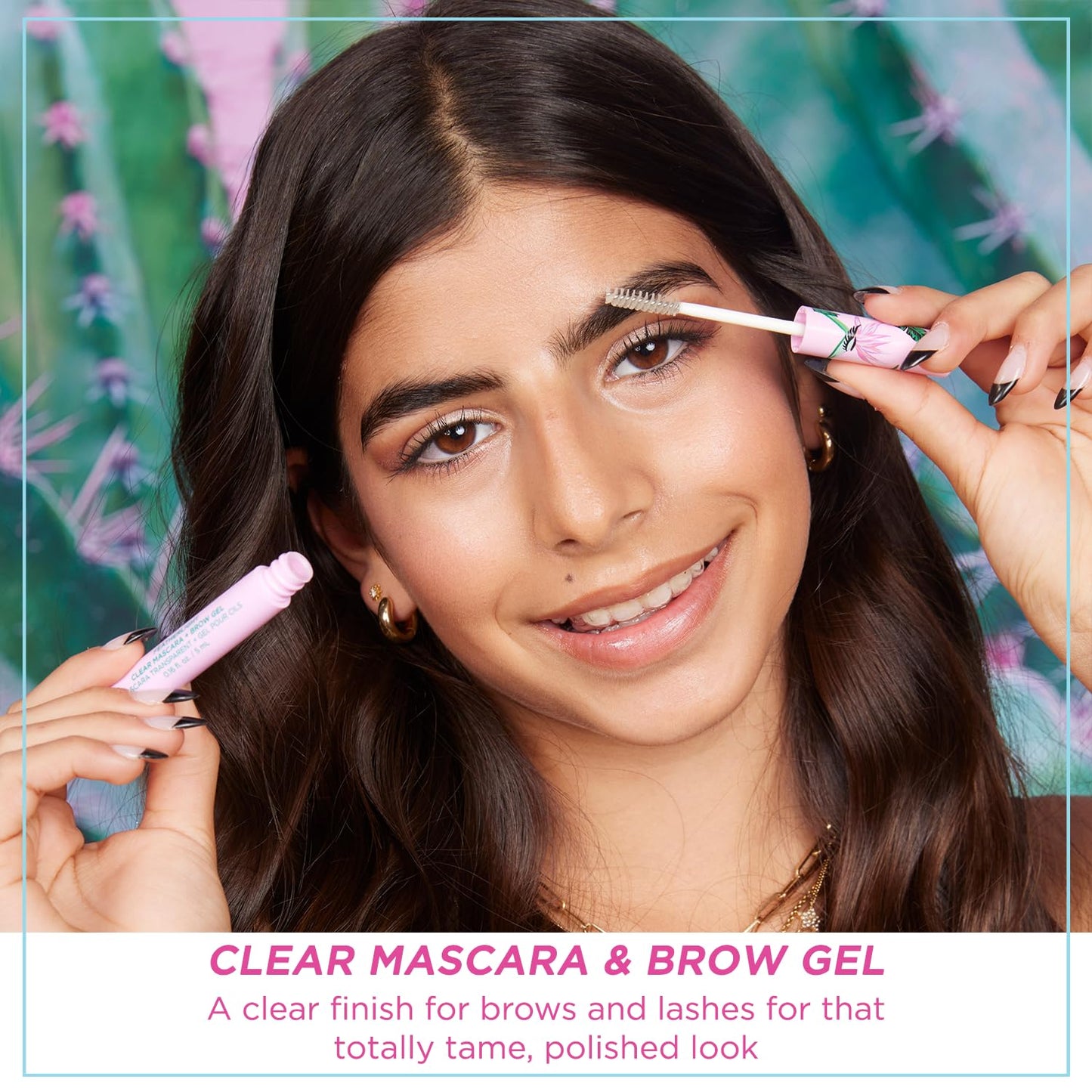 Petite 'n Pretty New Makeup Set - Featherlight Clear Mascara & Brow Gel, Glo$$ Balm, Cloud Mine Backpack, Biodegradable Blotting Sheets + Makeup Bag for Kids, Tweens and Teens