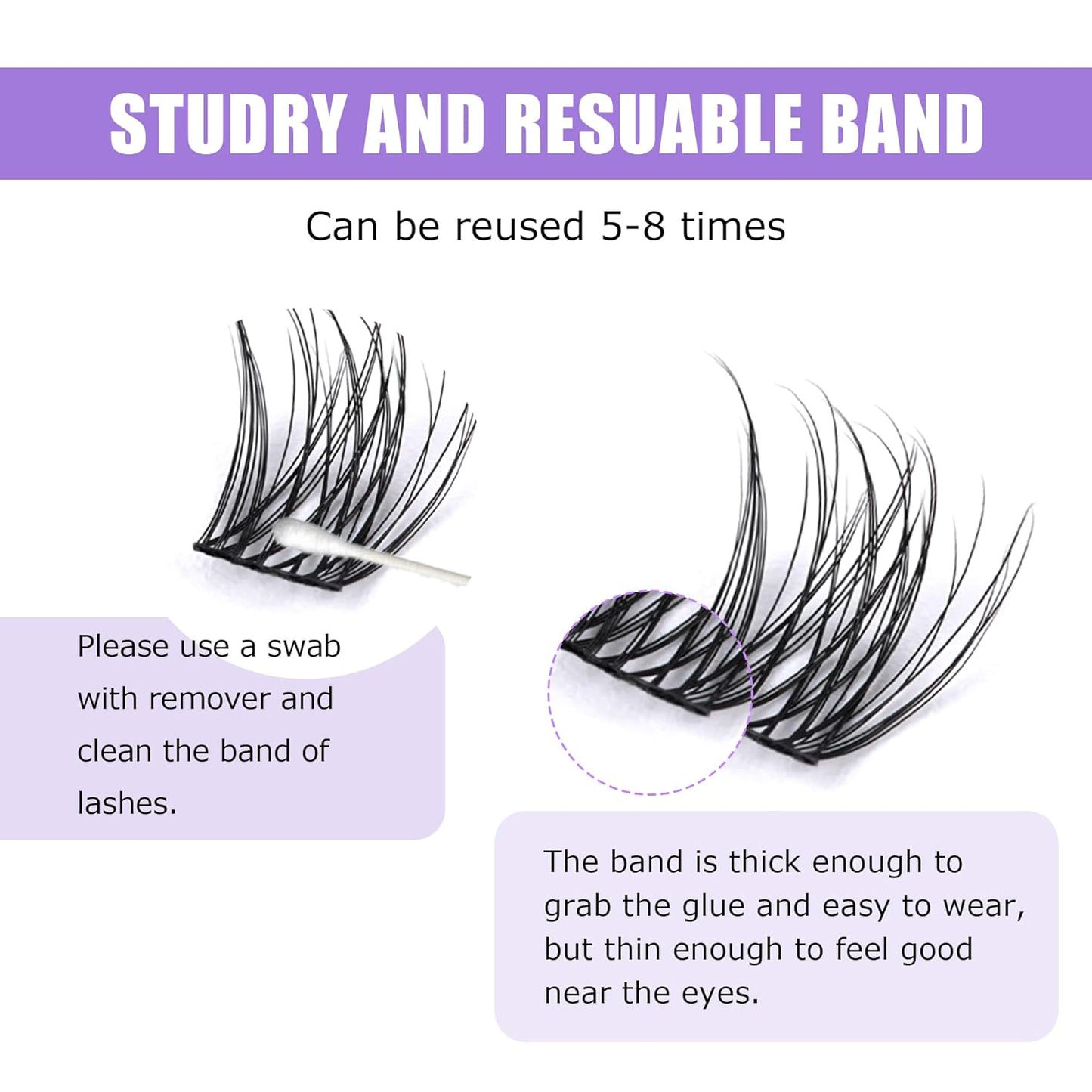 GAQQI Lash Clusters, Eyelash Clusters 120PCS C Curl Individual Lashes, Wispy Cluster Eyelash Extension 14mm Only, Natural Looking Cluster Lashes （GQ15, C Curl, 14mm)