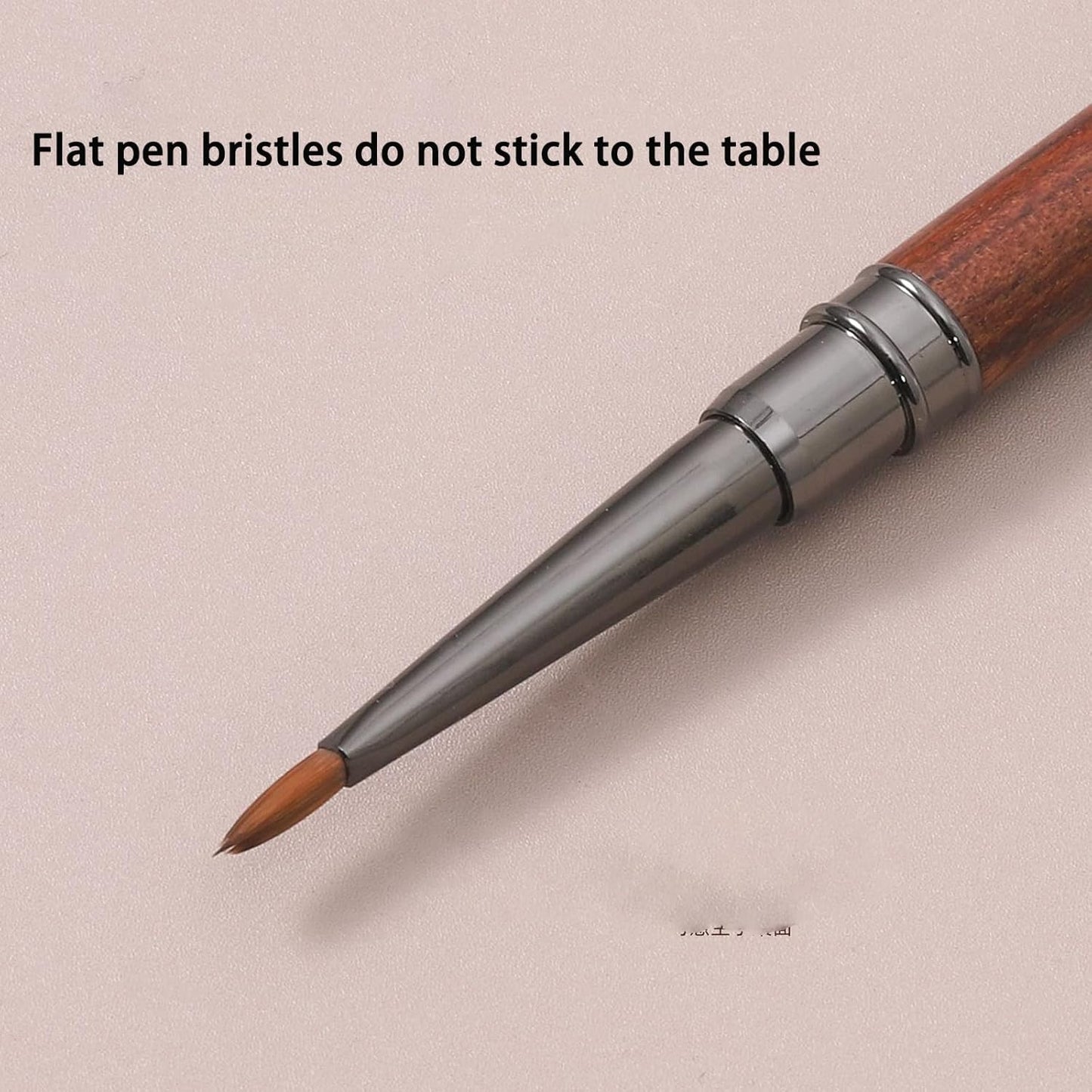 Nail Brush for Drawing Petals and Butterflies, Watercolor Paint Brushes for Oil Painting, Acrylic Paint Brushes（1 PACK） (Tan)