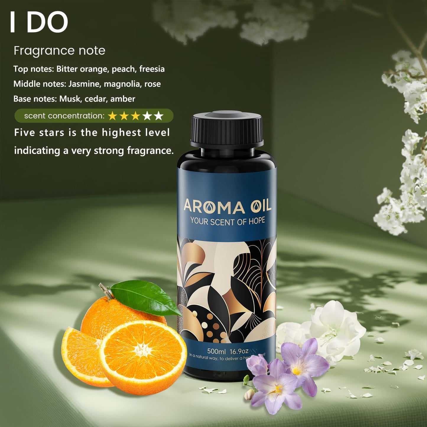 Essential Oils Set,16.9 fl oz (500 ml) I DO Scent,Hotel Collection Diffuser Oil Suitable for Your own Candles, Soaps, air freshener Spray, and Essential Oils for Commercial Aroma Diffuser