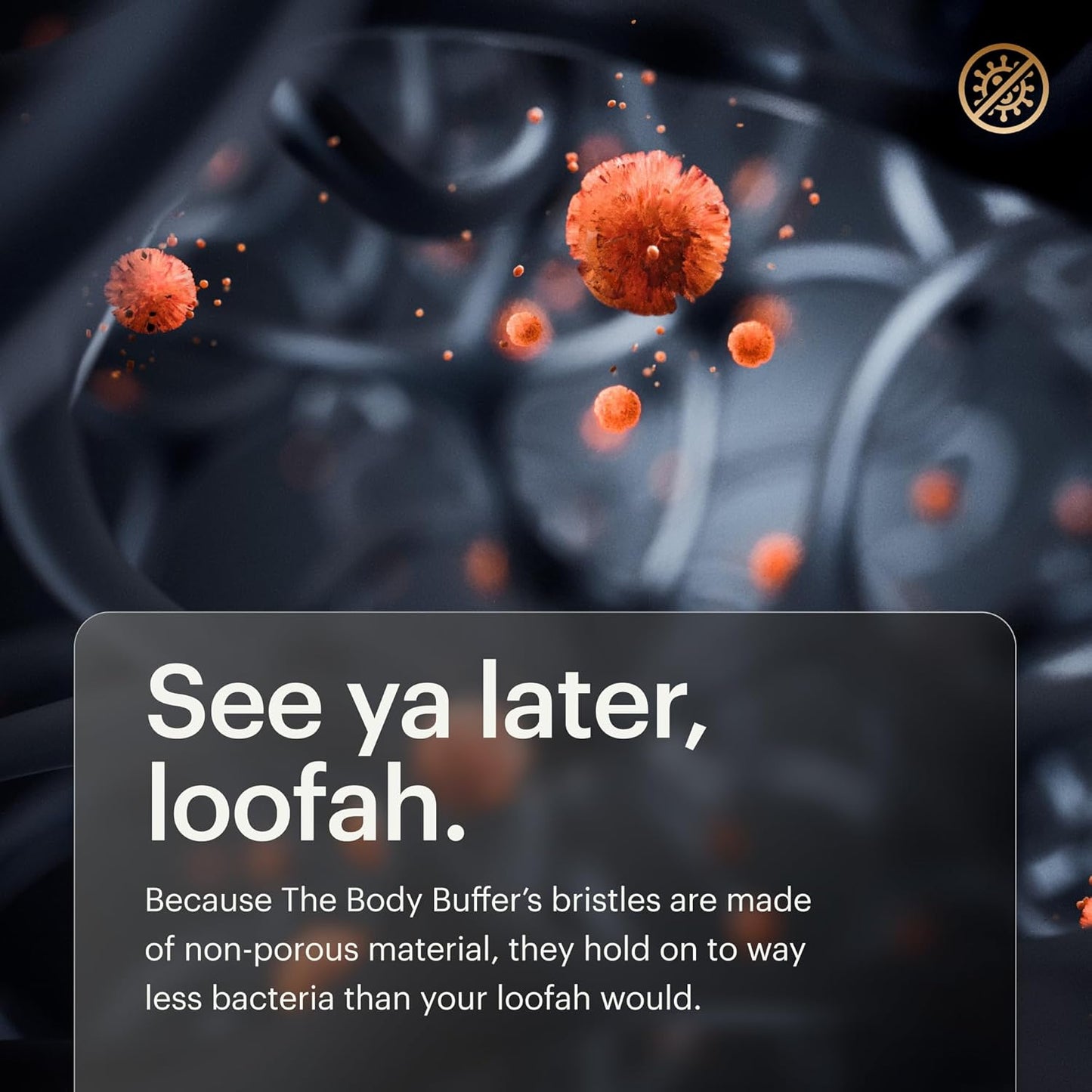 MANSCAPED® The Body Buffer Premium Silicone Scrubber for Nourishing, Cleaning & Exfoliating Your Skin - Lather Boosting Bristles with Ergonomic No-Slip Handle, Long-Lasting & Easy to Clean (1-Pack)