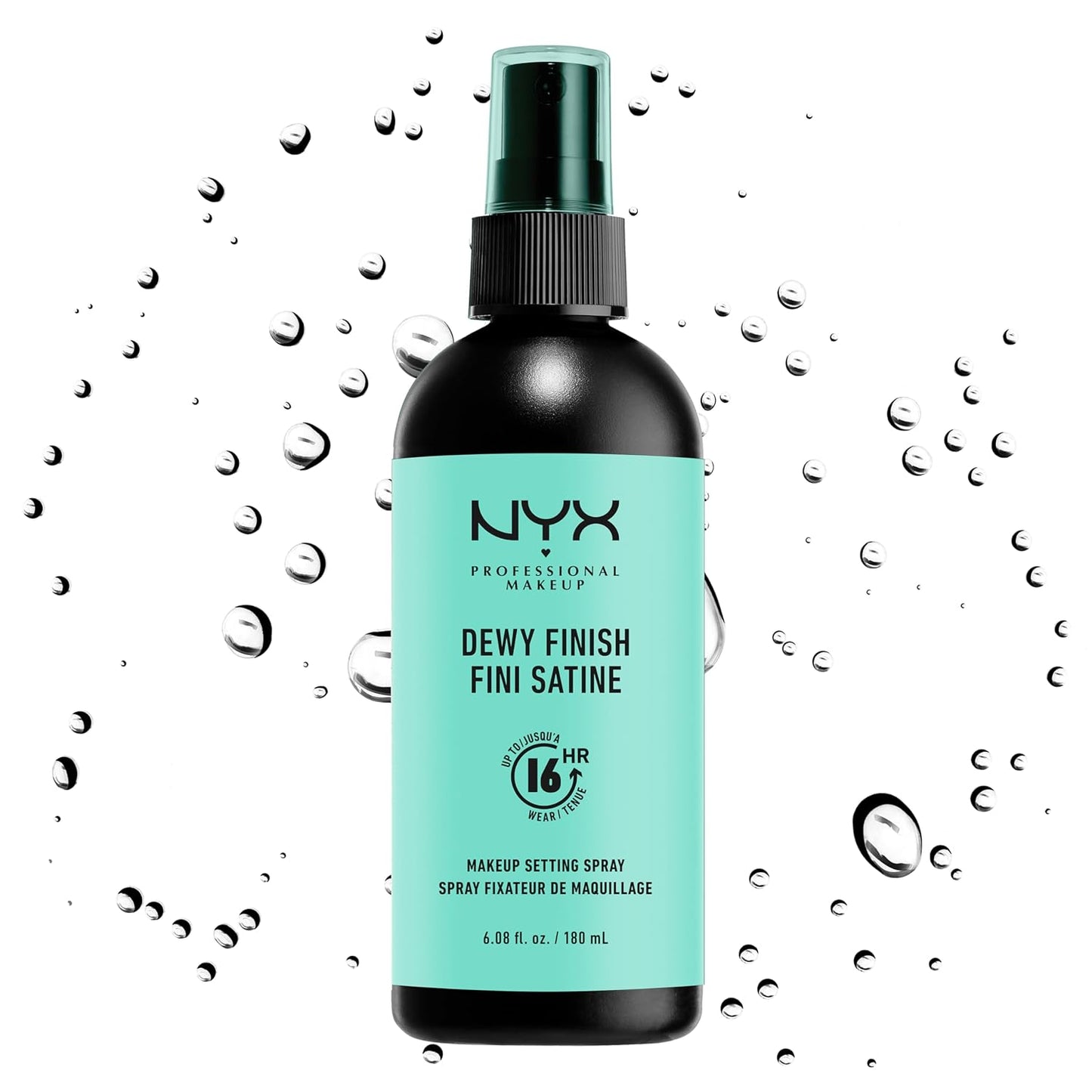 NYX PROFESSIONAL MAKEUP Makeup Setting Spray, Dewy Finish JUMBO Size, Setting Spray for 16HR Make Up Wear