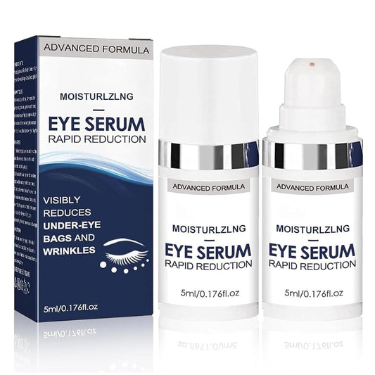 Rapid Reduction Eye Serum, Advanced Formula Instant Eye Serum, Anti Aging Serum Visibly Reduces Under-eye Bags, Nourishing Eye Serum, Suitable For All Skin Type (2Pcs)