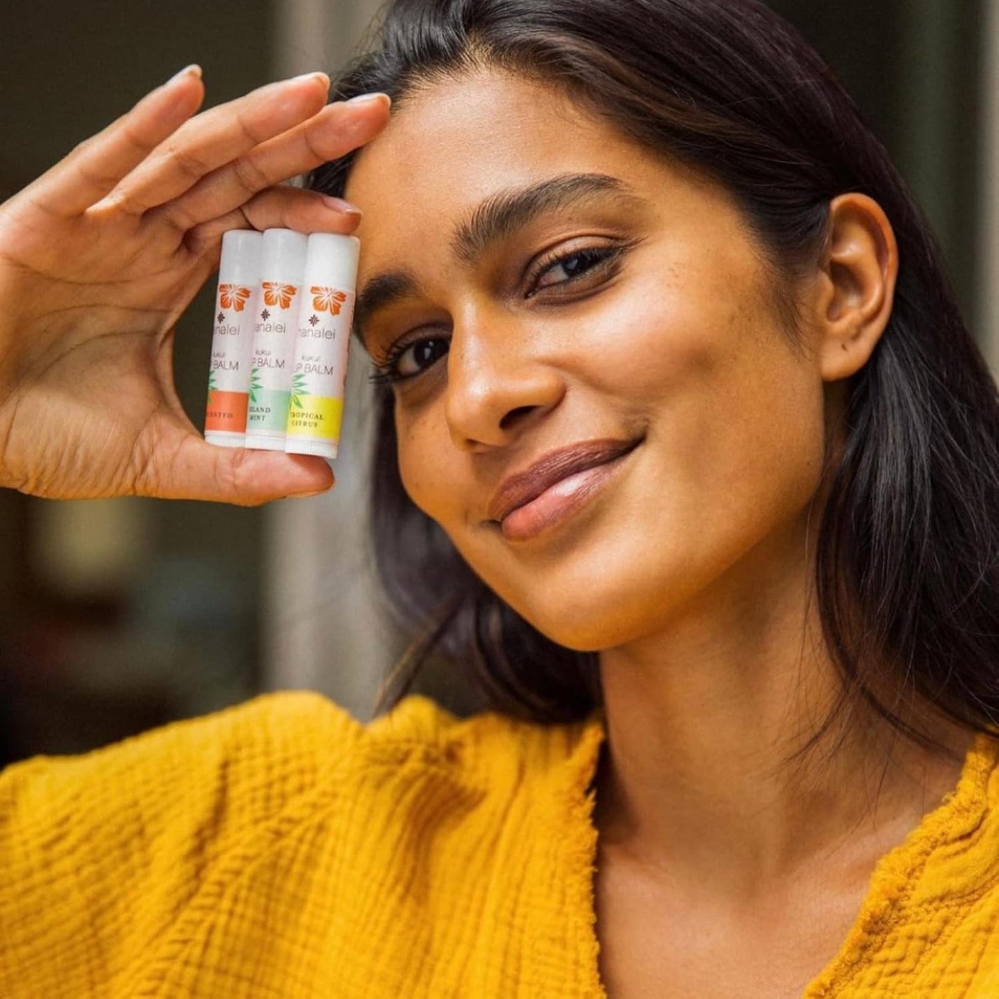 Hanalei Lip Balm & Moisturizer – Natural Kukui Oil & Beeswax for Hydrating, Soothing & Repairing Dry, Chapped Lips – Long-Lasting Care – Softens, Nourishes & Protects – Coconut Pear Flavor