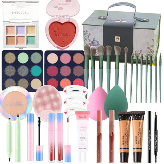 Makeup Kit for Girls,Makeup Gift Set for Girl，Girls Makeup Sets Ages 8-12,Teen Girls Beginner Makeup Kit Gifts,Suitable for Beginners, entry-level, and Teenagers.