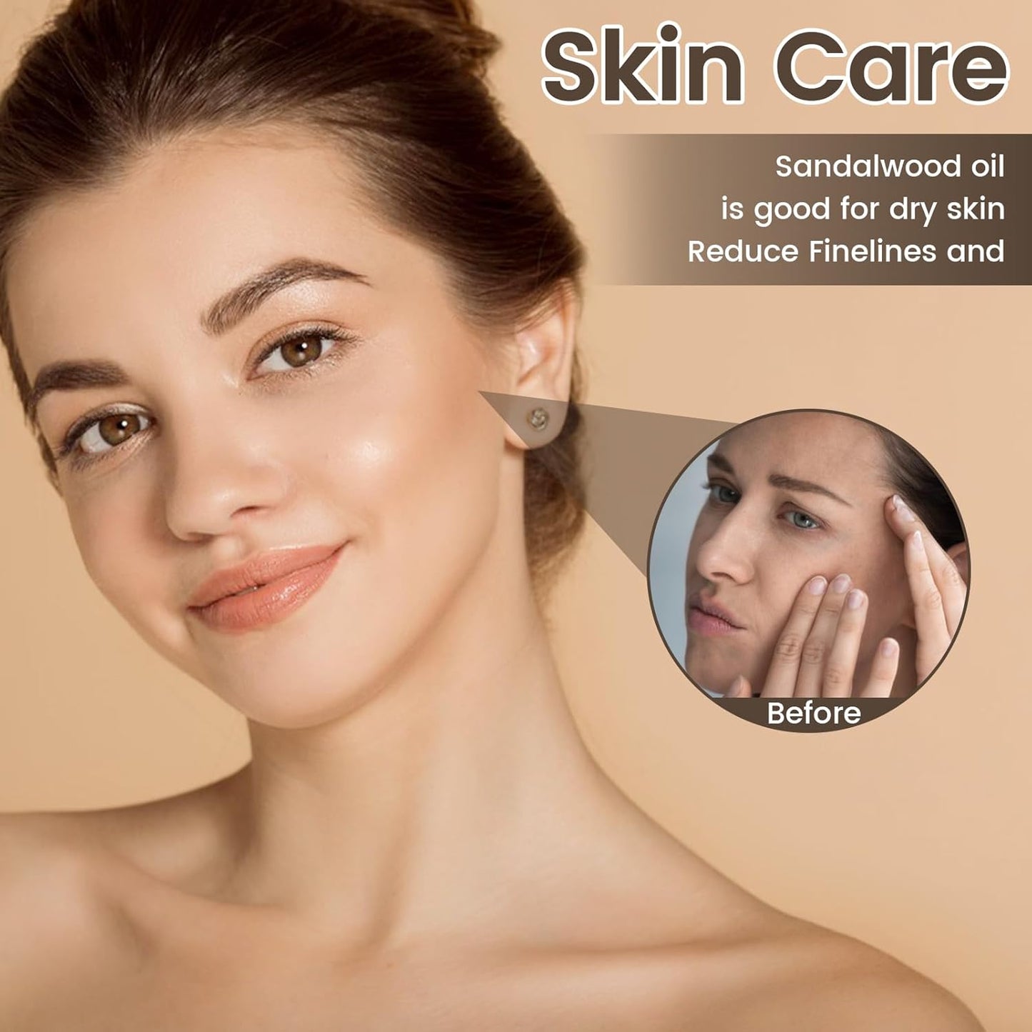 yethious Jasmine Sandalwood Essential Oil 100% Pure Organic Essential Oil Set for Aromatherapy Diffuser, Soap, Candle Making