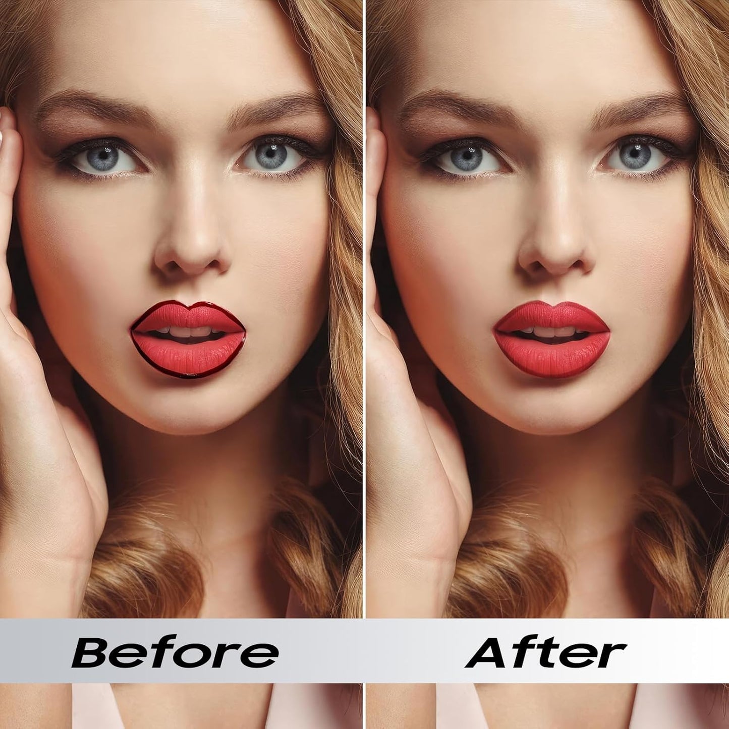 Lip Stain Peel Off - Waterproof Comfortable Vivid Color Peel Lip Liner Non-Stick Cup, Lip Tattoo Peel Off for Beauty & Charming Lip Makeup with All-Day | Vegan and Cruelty Free (#03 Rose)