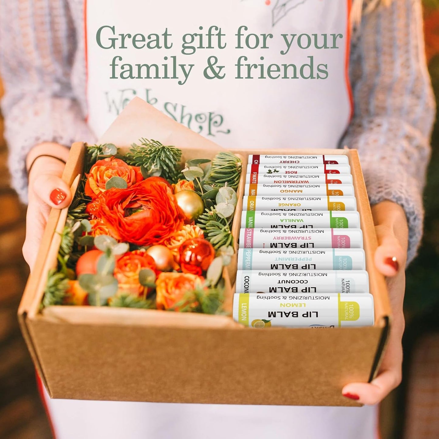 Dmsky Lip Balm Bulk - Fruit Variety Pack, Hydrating for Men, Women, Kids - 0.15 Oz, 360 Count