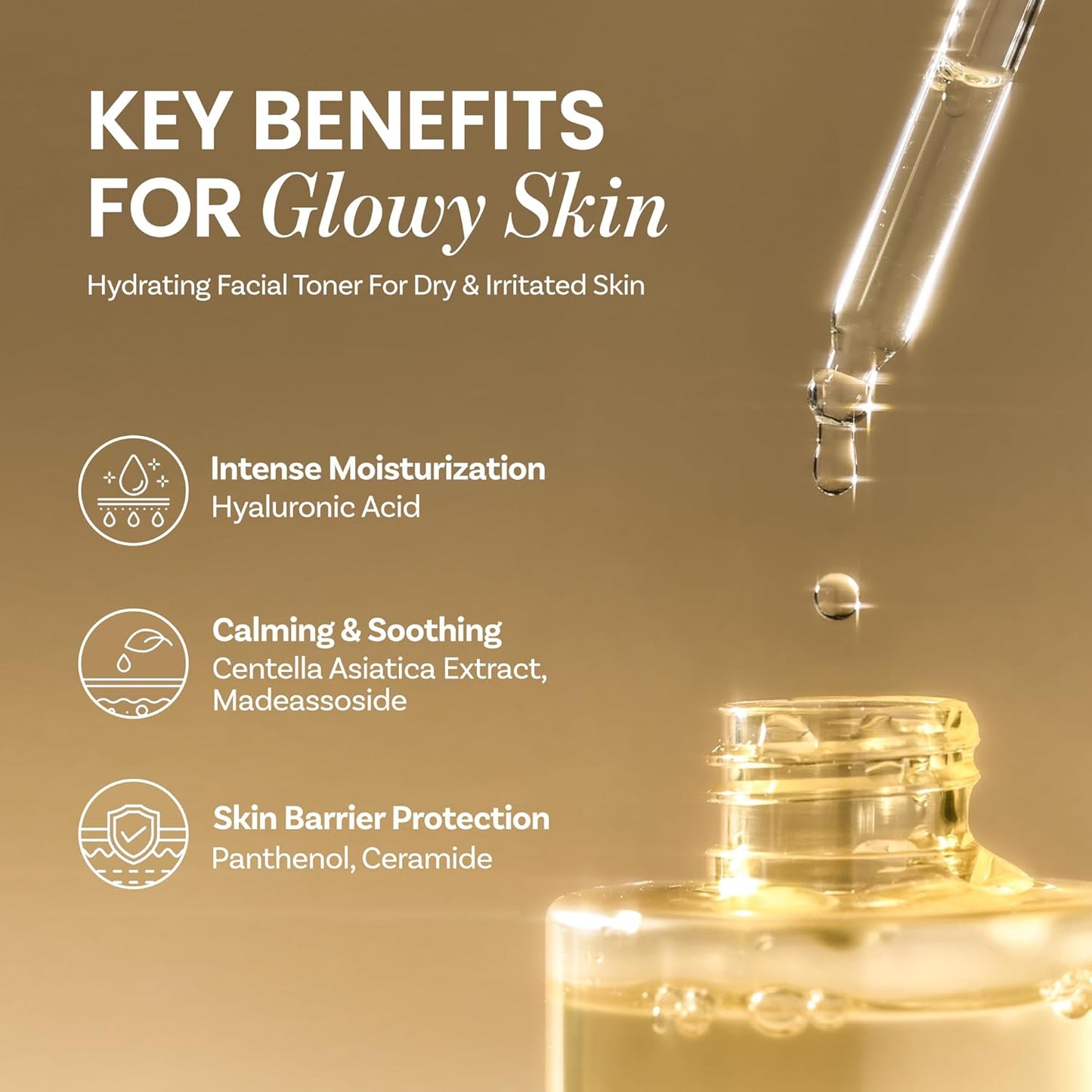 ONGREDIENTS Skin Barrier Calming Softener | Daily Soothing Toner for Dry, Sensitive Skin | Panthenol, Hyaluronic Acid, Ceramide, Hydrating, pH Balancing | Vegan, Korean Skin Care 250ml / 8.45 fl Oz