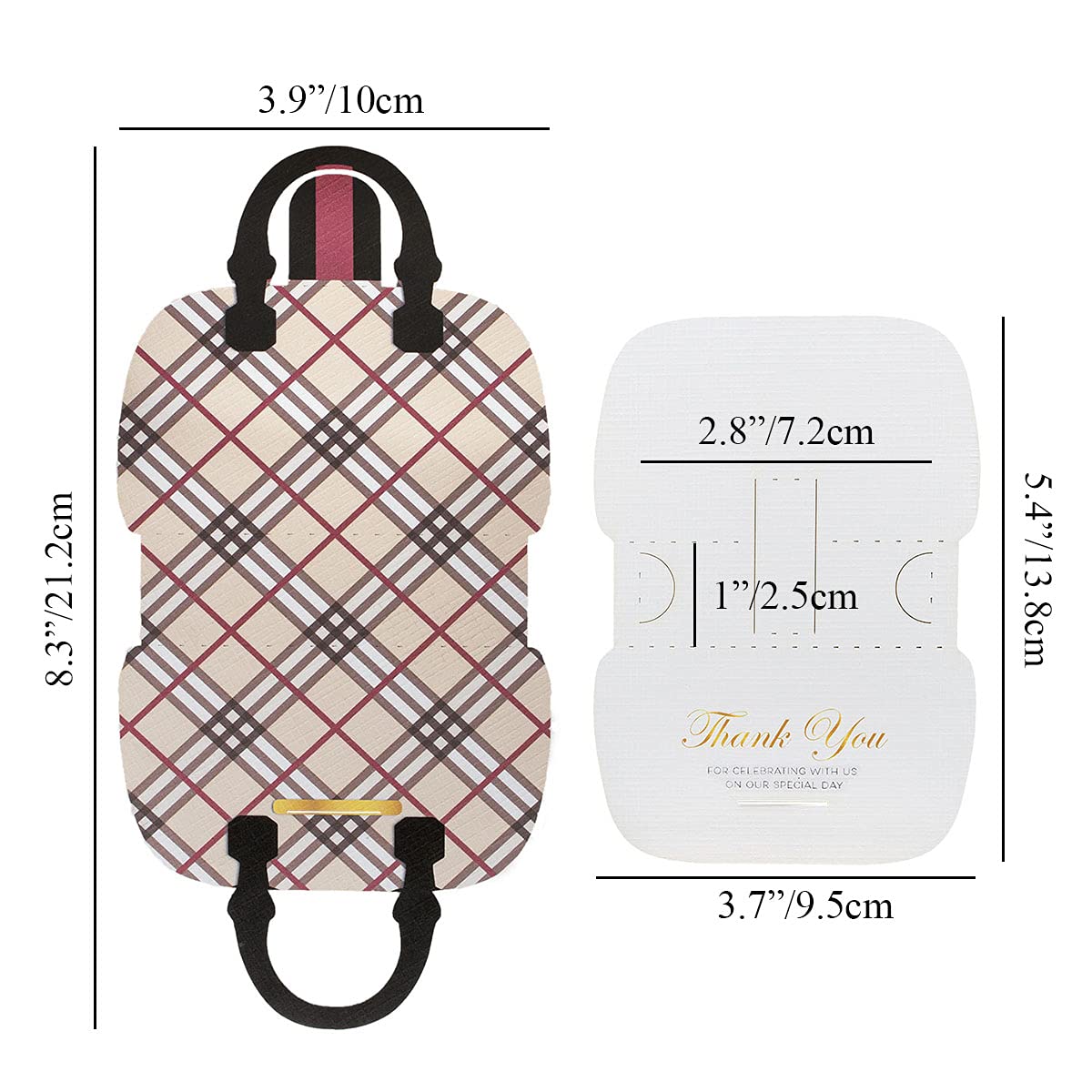 Summer-Ray 25 Sets Luxury Lip Balm Holder for Wedding Party Favors Thank You for Celebrating with Us on Our Special Day (For Bridal Shower)