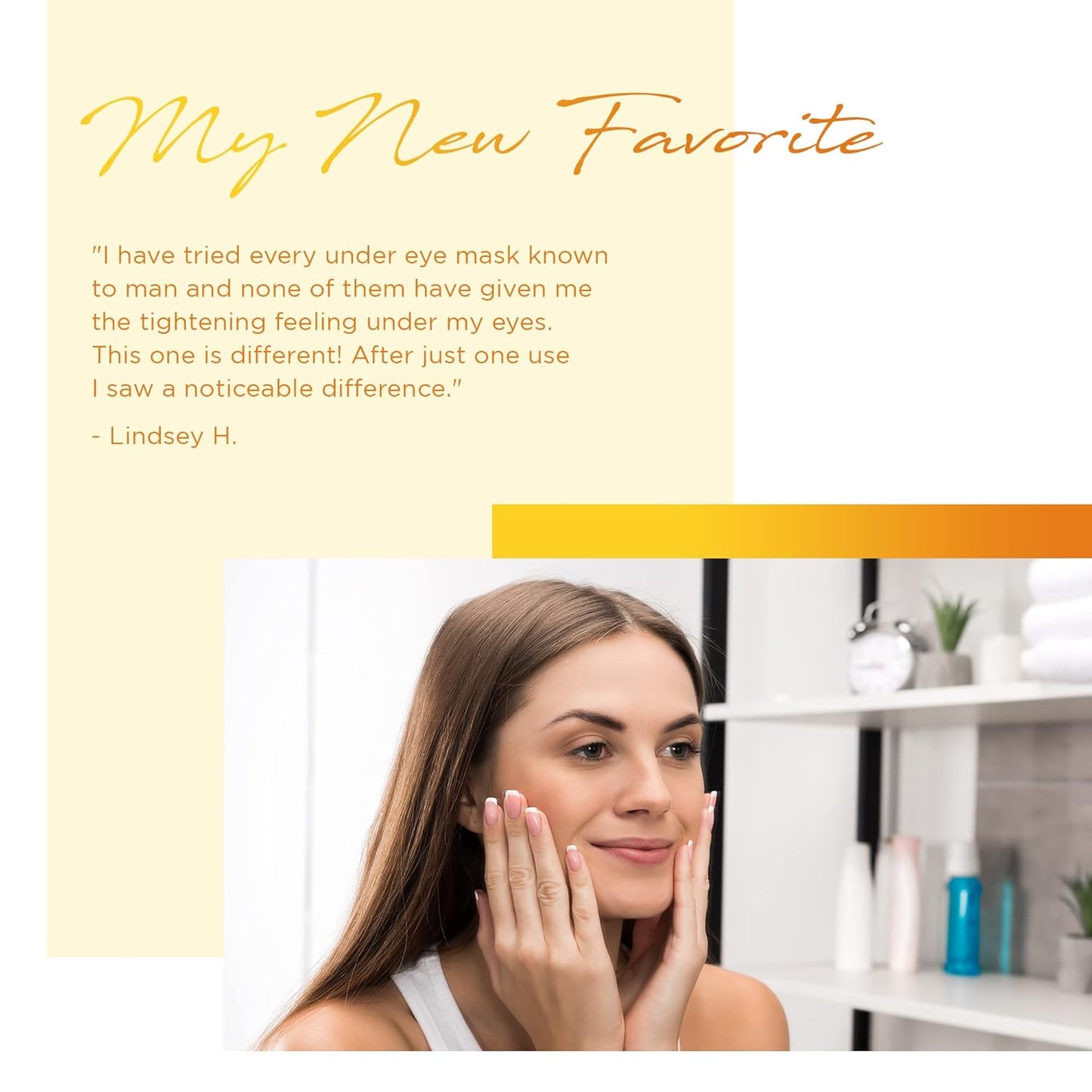 AZURE Vitamin C Brightening Under Eye Pads - Anti Aging, Lifting & Moisturizing Eye Mask Patches - Reduces Fine Lines, Wrinkles, Dark Circles & Puffiness - Skin Care Made in Korea - 5 Pairs