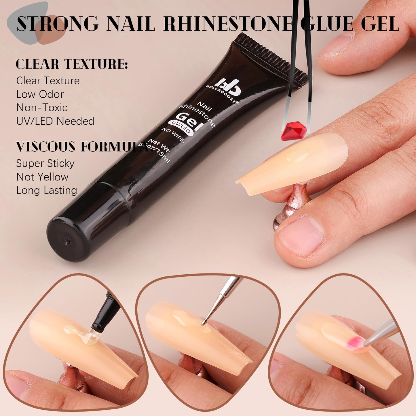 1680Pcs Red Glass Nail Rhinestones 180Pcs Multi Shapes Flatback Nail Gems + 1500Pcs 1.5-4mm Round Crystal with Rhinestones Glue Gel, Manicure Nail Charms Diamond Gemstones for Nail Art