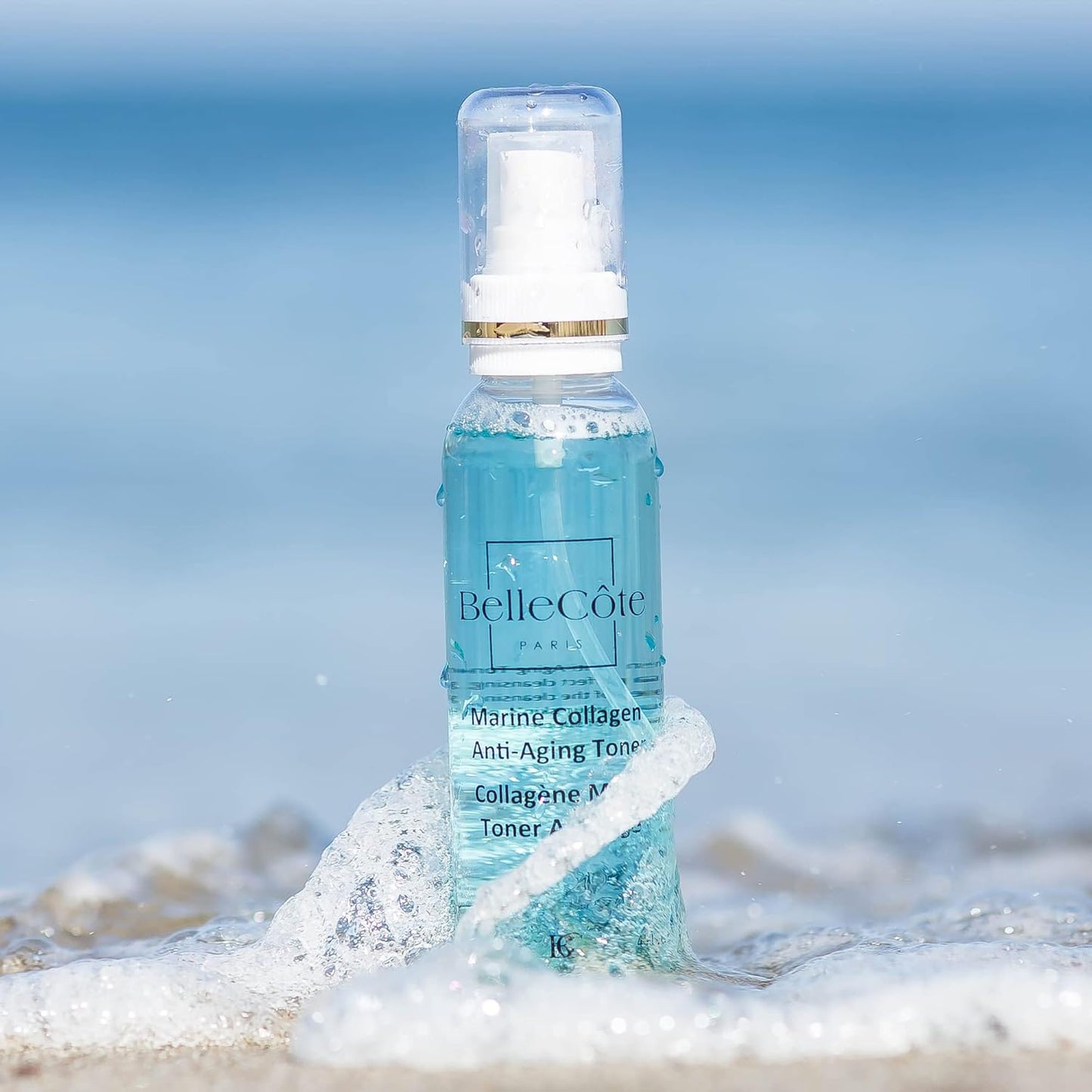 Marine Collagen Anti Aging Toner - Face Mist Hydrating Spray with Peptides, Unisex Skin Care Facial Toner, Reduces Redness, Wrinkles, Dry Skin Setting Spray | Green Tea & Aloe Vera Extract (4 Fl oz)