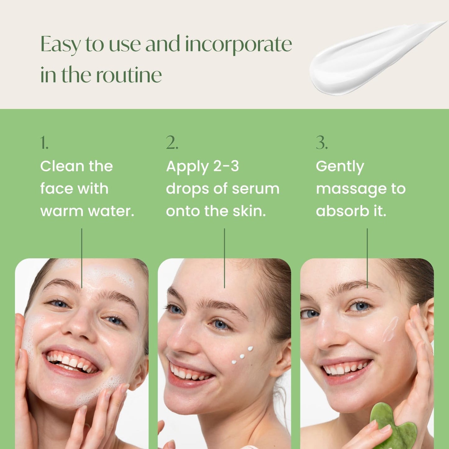 PLANTIFIQUE Korean Jojoba Oil & Hyaluronic Acid Face Massage Serum – Hydrating Anti-Aging Collagen & Niacinamide Formula – Perfect for Gua Sha Facial Massage – Gift for Men & Women