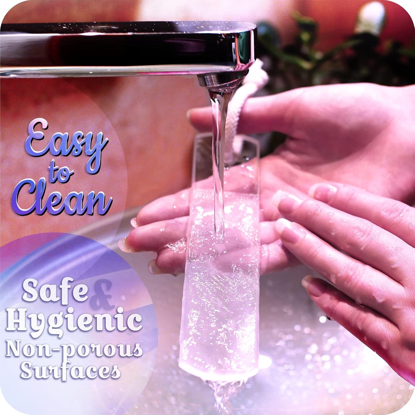 Genuine Czech Glass Foot File - Two-Sided Different Grit Surface, Gentle Callus Remover, Pedicure & Spa Rough Skin Scrubber, Professional Toenail and Heels Care, EU Quality, Large Size