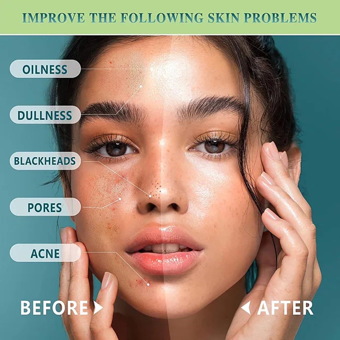 6 Colors Correcting Concealer Palette, Makeup Cream Contour Palette with Brush, Contouring Foundation Highlighting Concealer Palette for Conceals Dark Circles, Redness, Acne, Blemish (E)