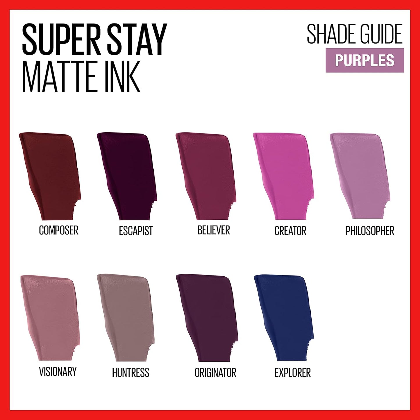 Maybelline New York SuperStay Matte Ink, Liquid Lipstick, City Edition, Originator, 0.17 Ounce