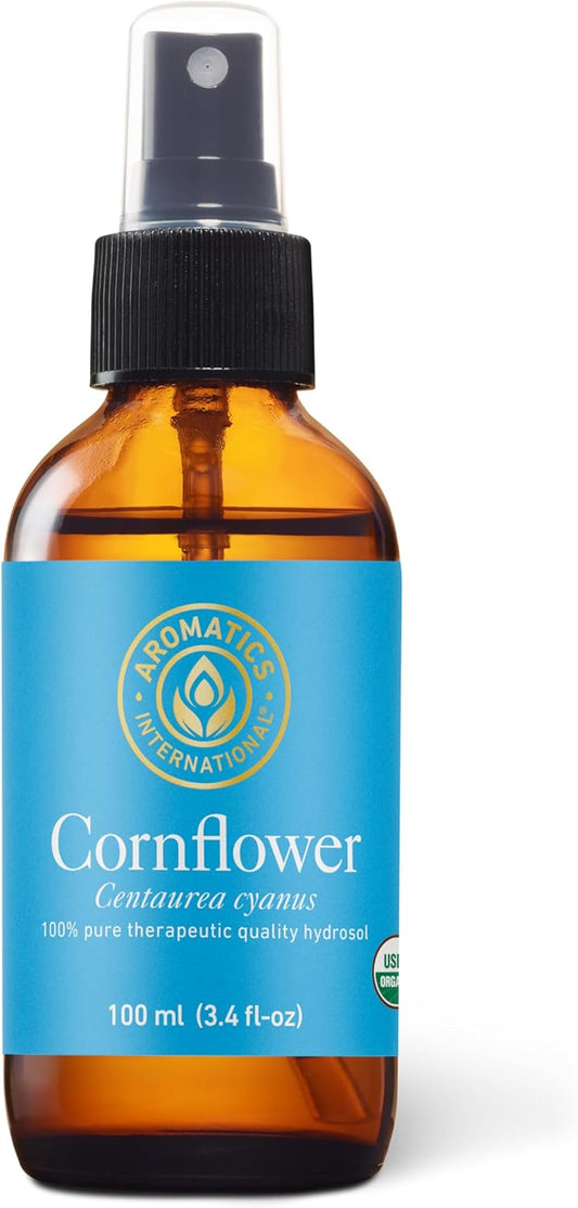 Aromatics International Cornflower Hydrosol 100ml | Delicate Floral Aromatic Spray for Home