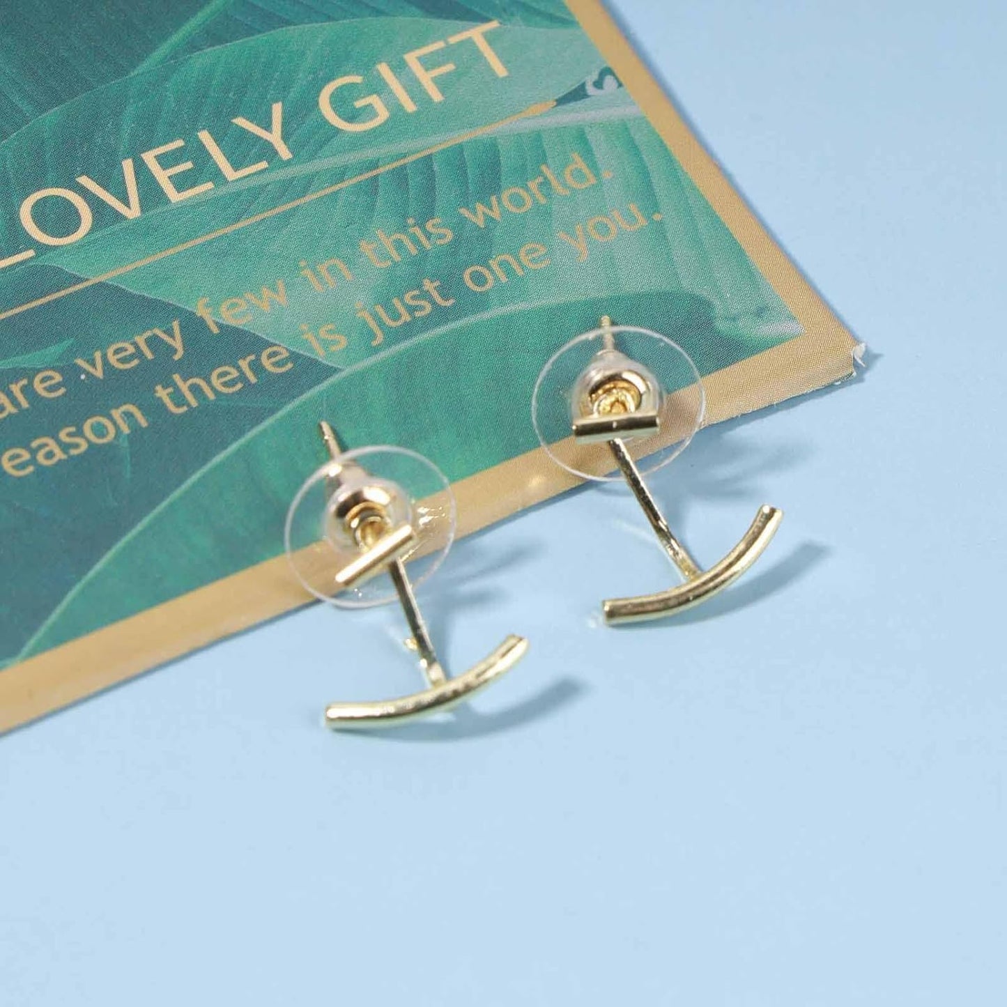 Boho Bar Ear Jacket Earrings Gold Stick Studs Earrings Minimalist Geometric Earrings Bar Ear Crawlers Earrings Jewelry for Women and Girls