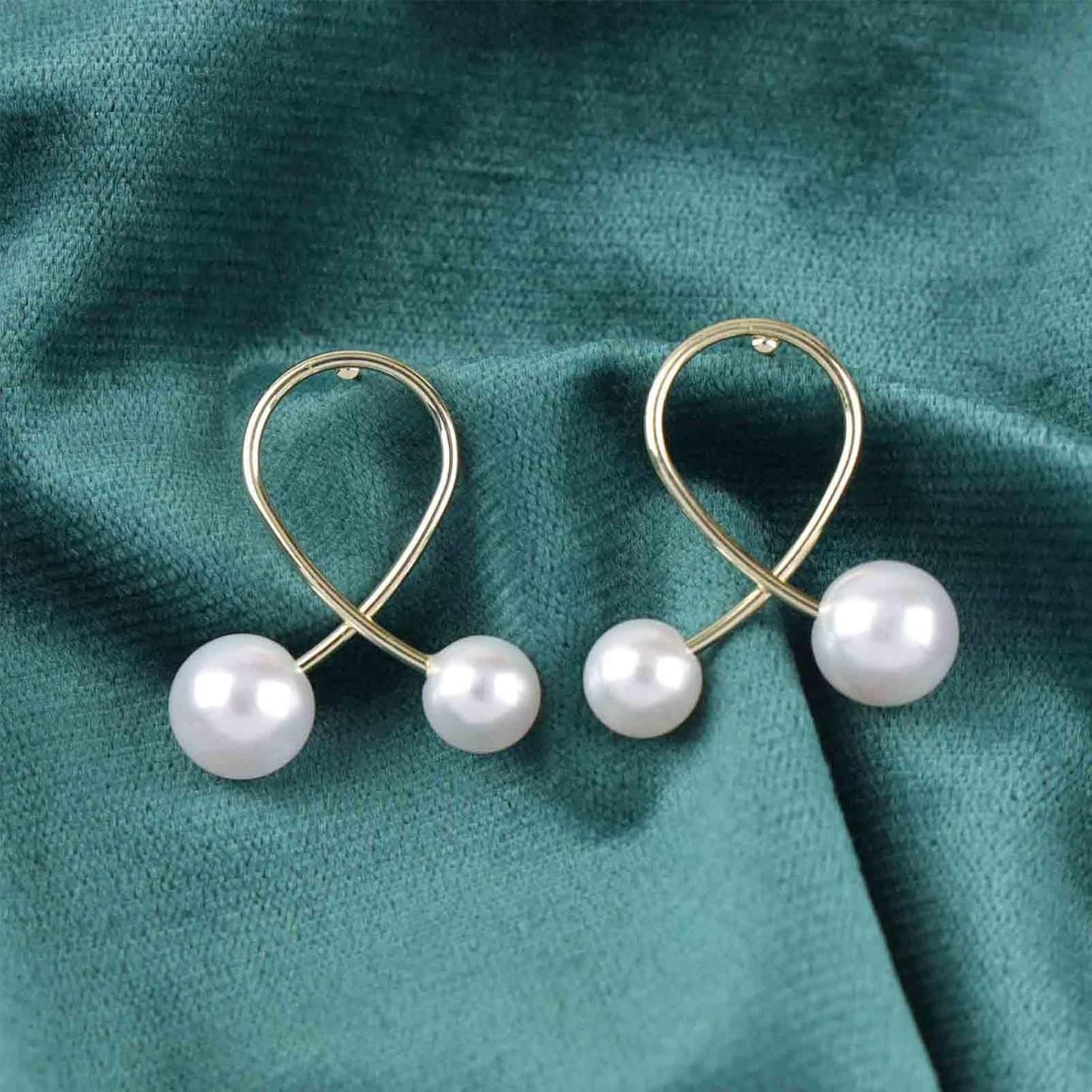 Vintage Pearl Drop Earrings Gold Pearl Stud Earrings Boho Tiny Pearl Earrings Pearl Wedding Earrings Jewelry for Women