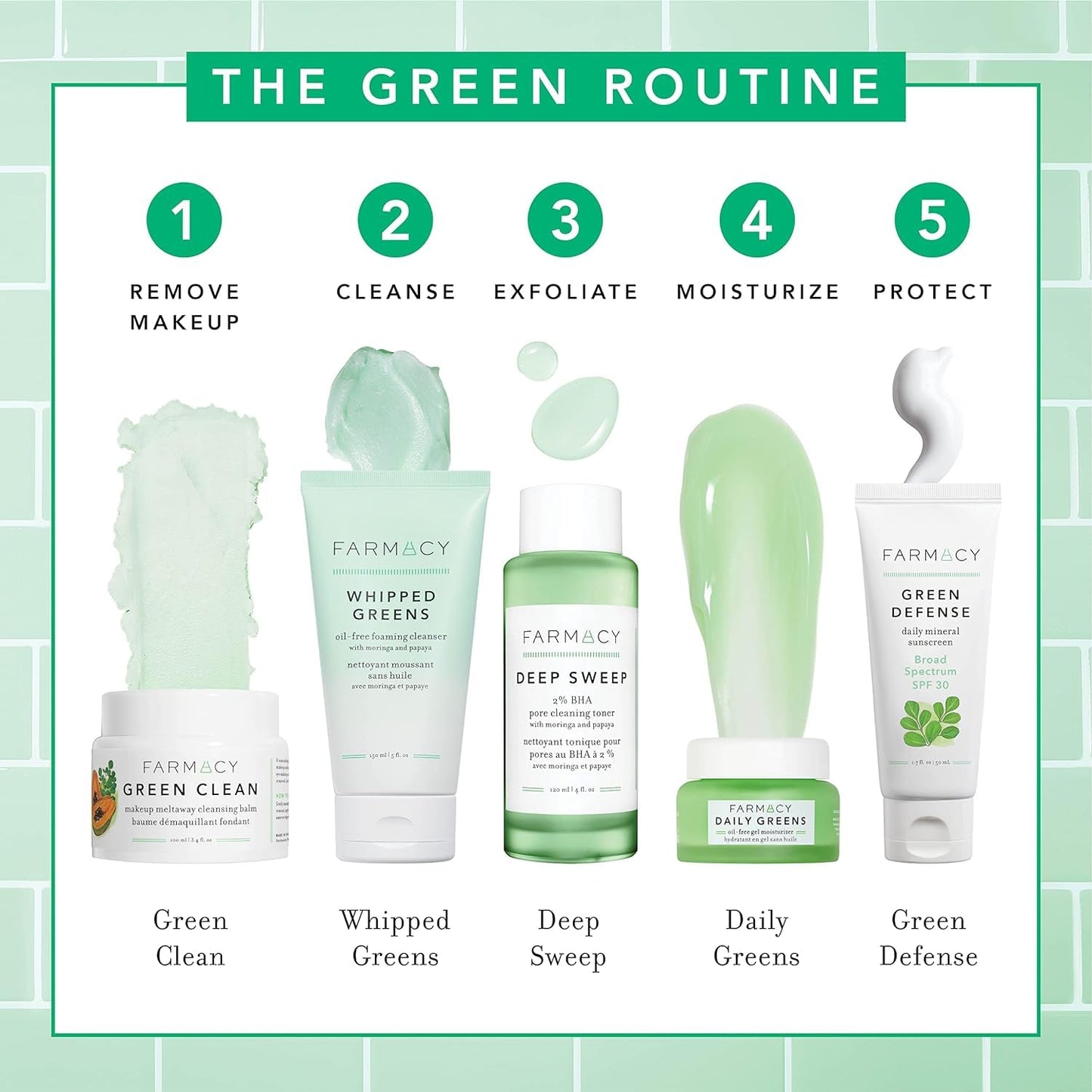 Farmacy Mineral Face Sunscreen SPF 30 - Broad Spectrum Zinc Oxide Sunscreen for Face - Daily Defense Sheer Mineral SPF for Sensitive Skin - Absorbs Quickly + Leaves No White Cast (50ml)