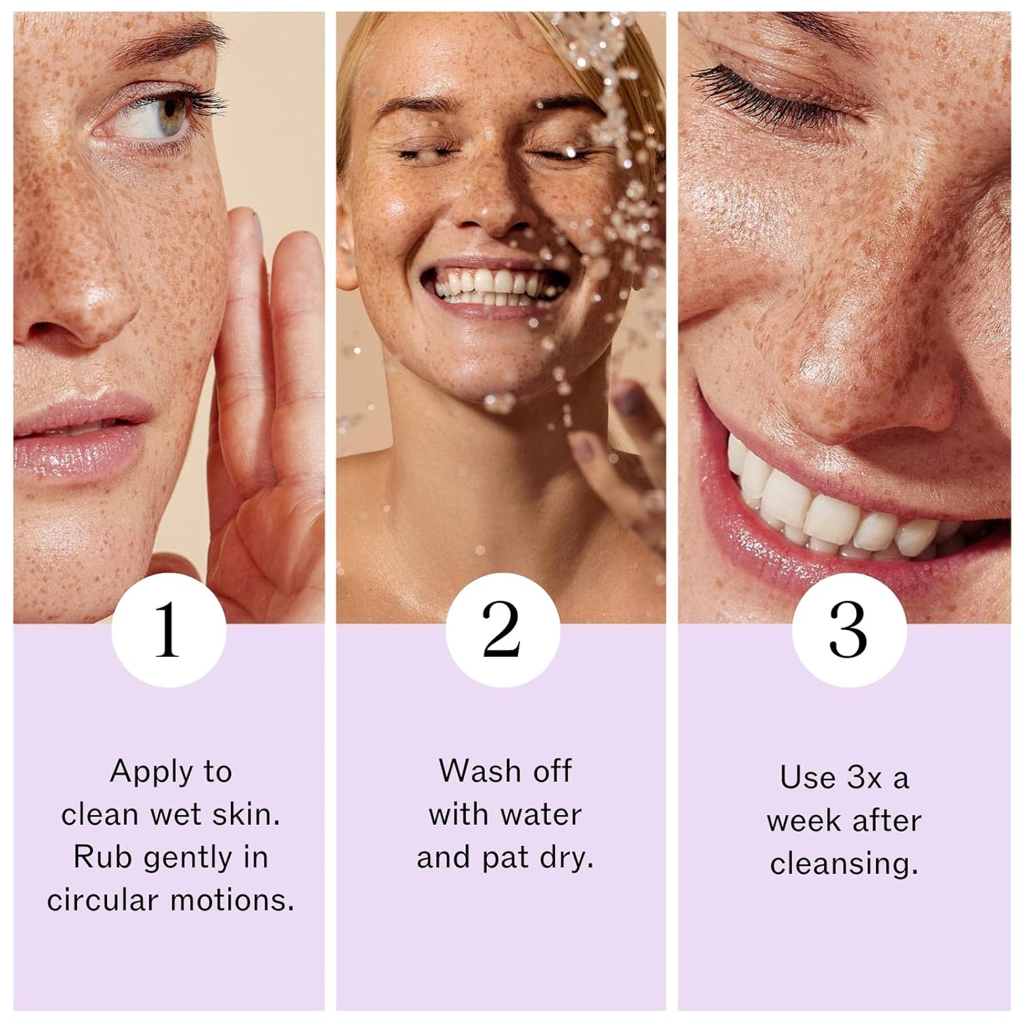 LilyAna Naturals Charcoal Face Scrub - Facial Exfoliator - Microdermabrasion Scrub - Facial Skin Care Products for Women and Men - Lavender and Tea Tree Oil - 3oz