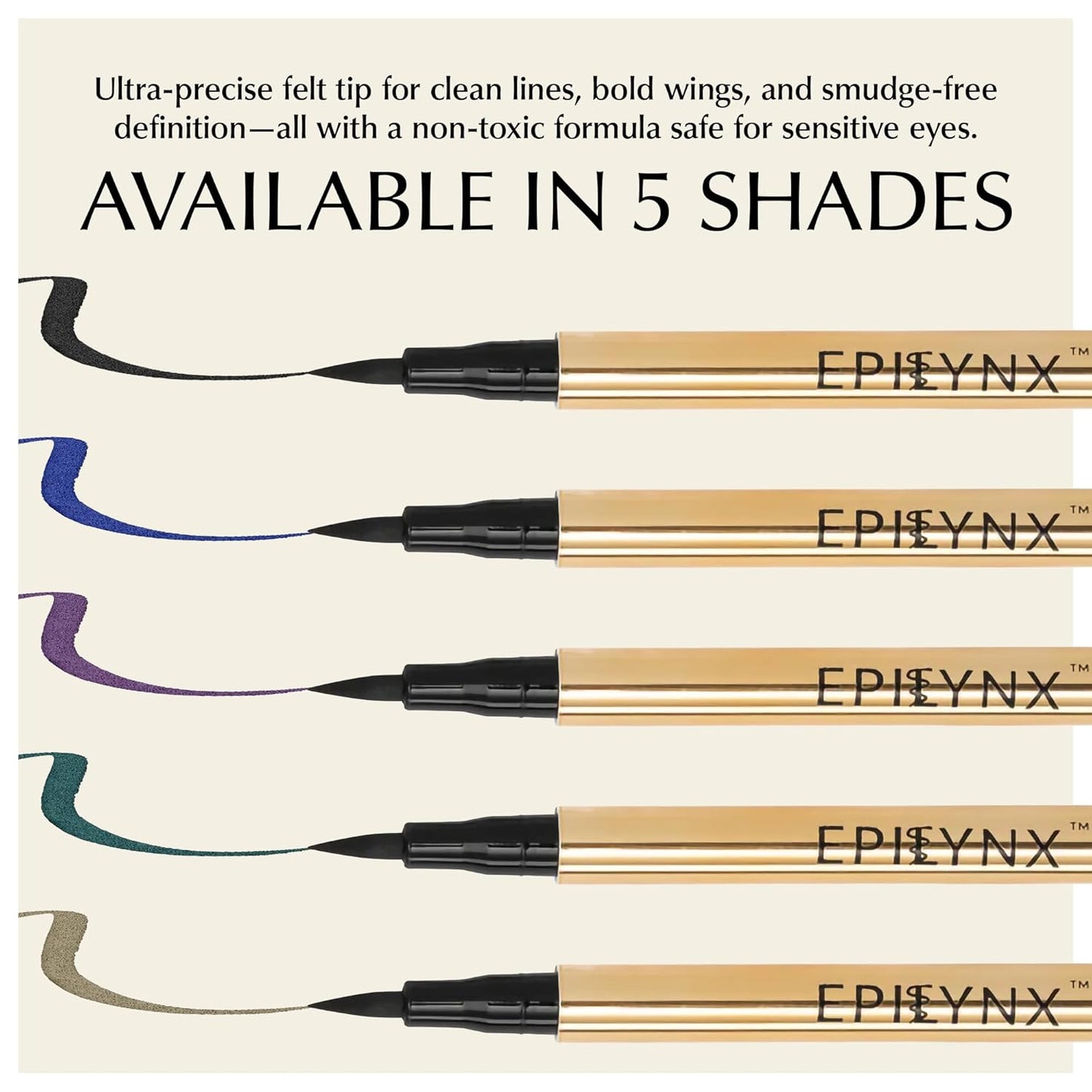 Waterproof Eyeliner - Smudge-Proof Liquid Eyeliner Pen with Precision Tip for Smooth, Long-Lasting Application - Vegan, Hypoallergenic & Gluten-Free Eye Liner - 2mL Purple