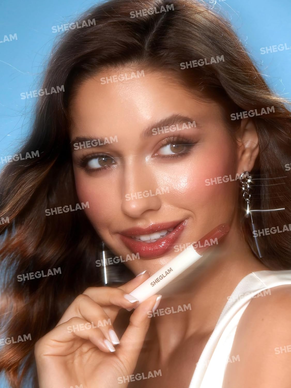 SHEGLAM Pout-Perfect Moisturizing Solid Lip Gloss Shimmer Lip Plumper - Sepia Kiss