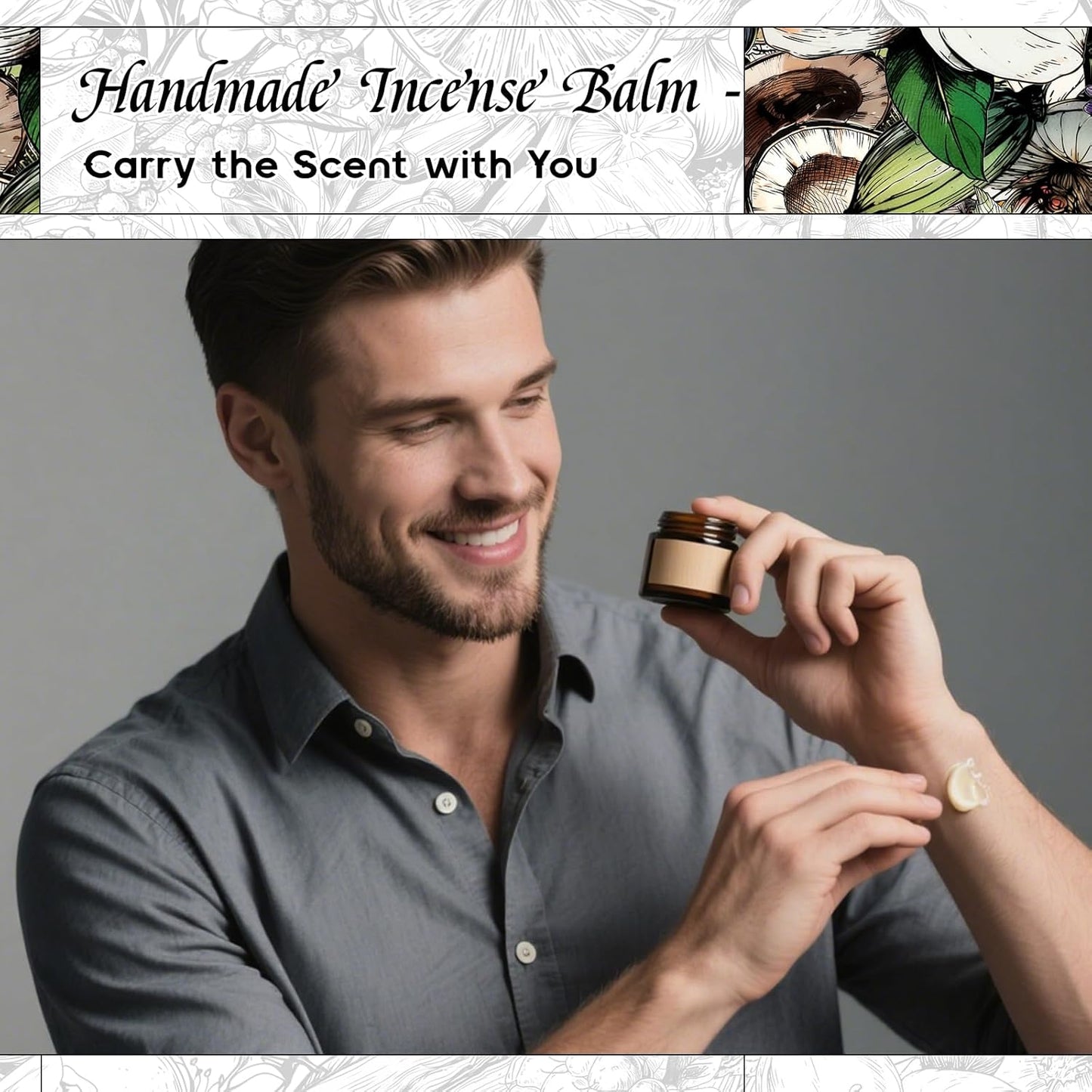 HIQILI Grey Vetiver Fragrance Oil - Perfect for DIY Candle, Soap & Air Freshening Spray Making, and Home Essential Oil Diffuser - 1 Fl Oz