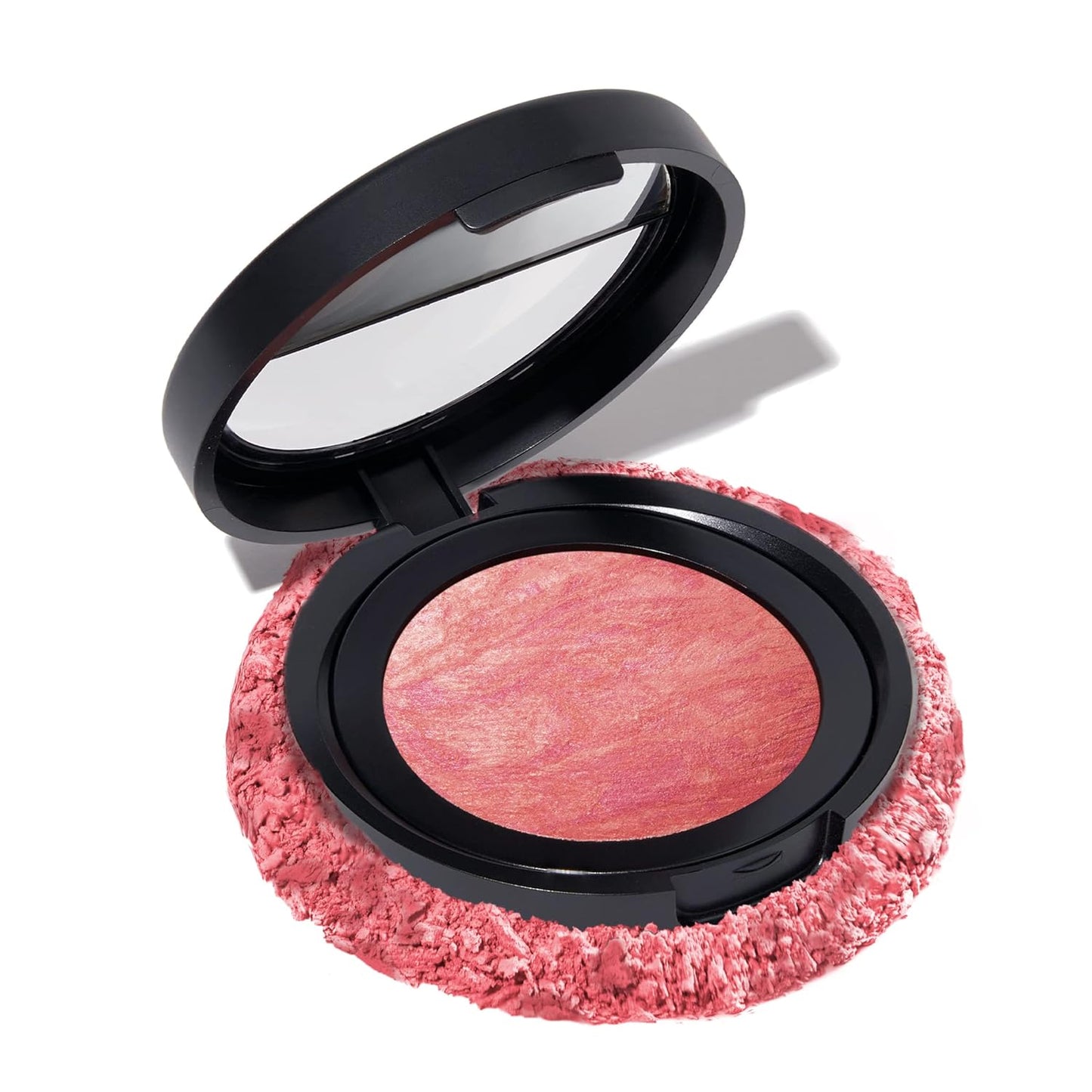 LAURA GELLER NEW YORK Baked Blush-n-Brighten Marbleized Blush for Cheeks - Starfish Island - Natural Finish - Buildable Color