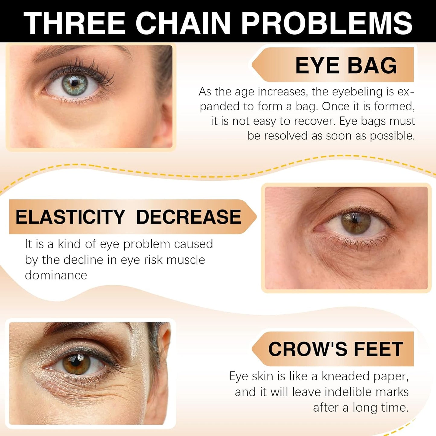 Caffeine Eye Stick, Reduce Eye Puffiness and Dark Circle, Blur Fine Lines, Include Caffeine, Hyaluronic Acid, Vitamin C, For Wrinkles, Fine Lines, Under Eye, Bags, Crows Feet Eye Lift Treatment For Men & Women