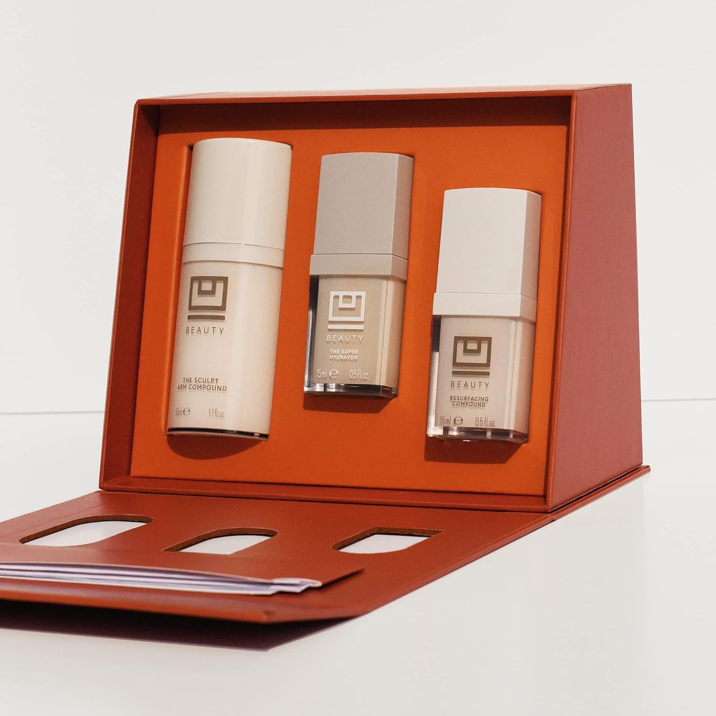 U Beauty Preface Kit | Skin Care Gift Value Set with Retinol, Vitamin C Serum Anti-Aging Essentials Skin Tightening Arm Cream + Facial Hyaluronic Acid Morning and Night - 2.7oz (Set of 3)