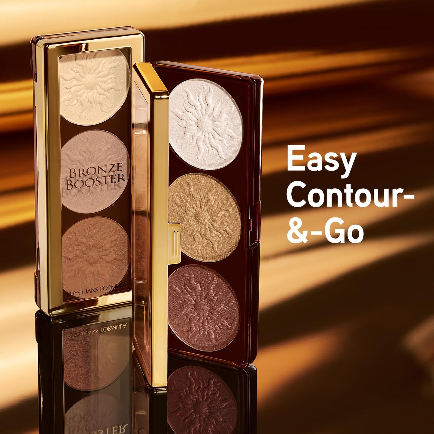 Physicians Formula Highlighter & Contour Powder Palette, Shimmer Strobing,-Fragrance Free, Paraben Free, Gluten Free, Dermatologist Tested