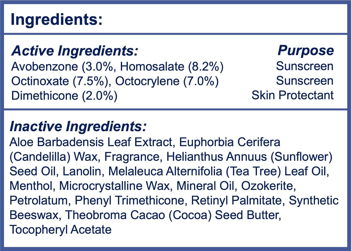 Dermatone Original Lip Balm | Medicated & Moisturizing | Cocoa Butter, Aloe, Vitamin E | Soothe & Heal Chapped Lips | SPF30 | 3-Pack, 0.15oz sticks