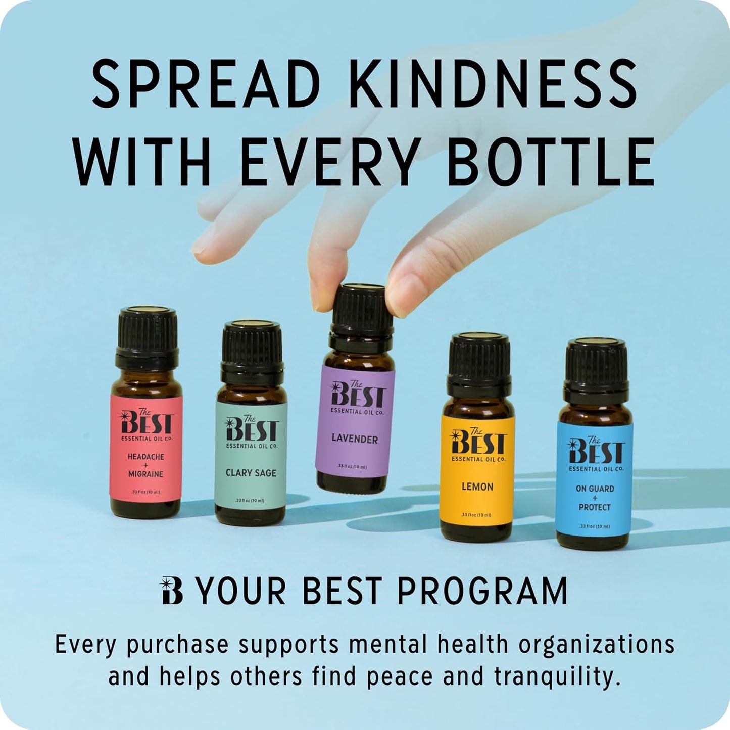 The Best Tea Tree Essential Oil Roll-On- Premium Grade- Pre-Diluted in Coconut Oil- Ready to Use- 10 ml (.33 fl oz)